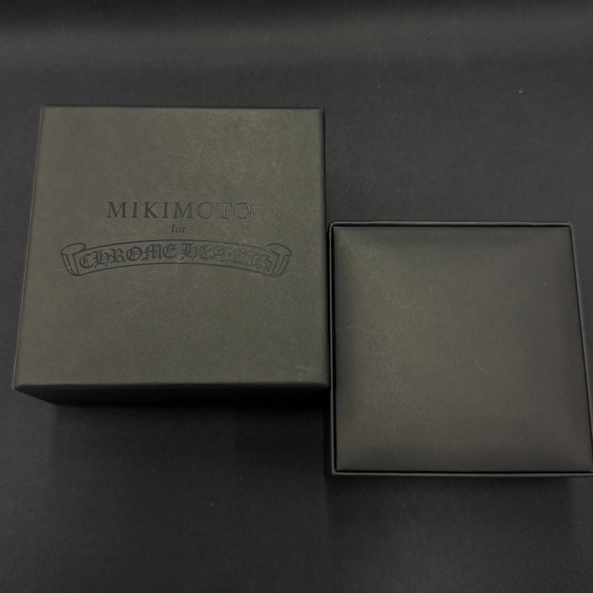 CHROME HEARTS × MIKIMOTO K22 CH Cross Spike Pearl Drop Earrings クロムハーツ × ミキモト K22 CHクロス スパイク パール ドロップ ピアス