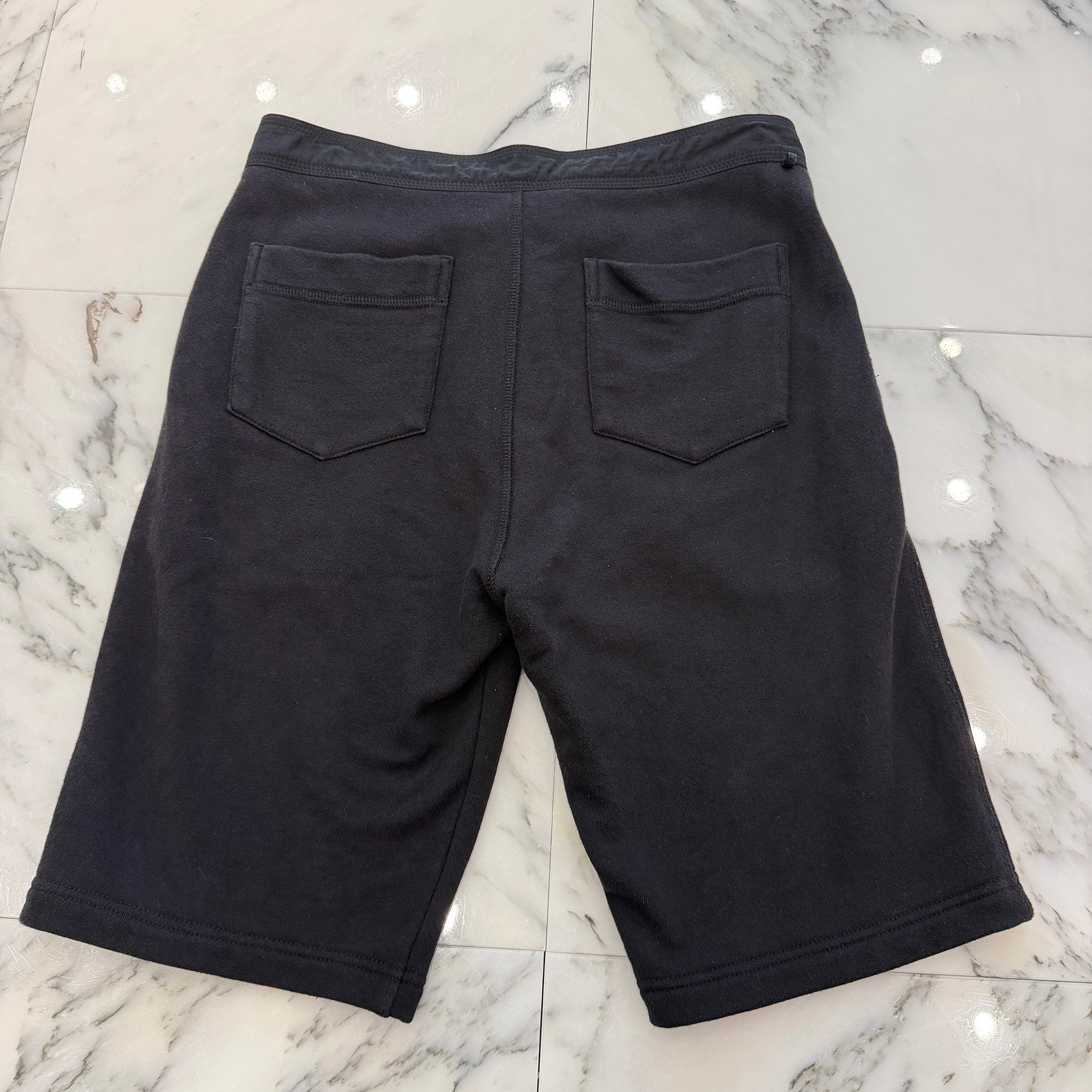 CHROME HEARTS 1 Cross Leather Patch Sweat Shorts Size S クロムハーツ 1クロス レザーパッチ スウェット ショーツ サイズS