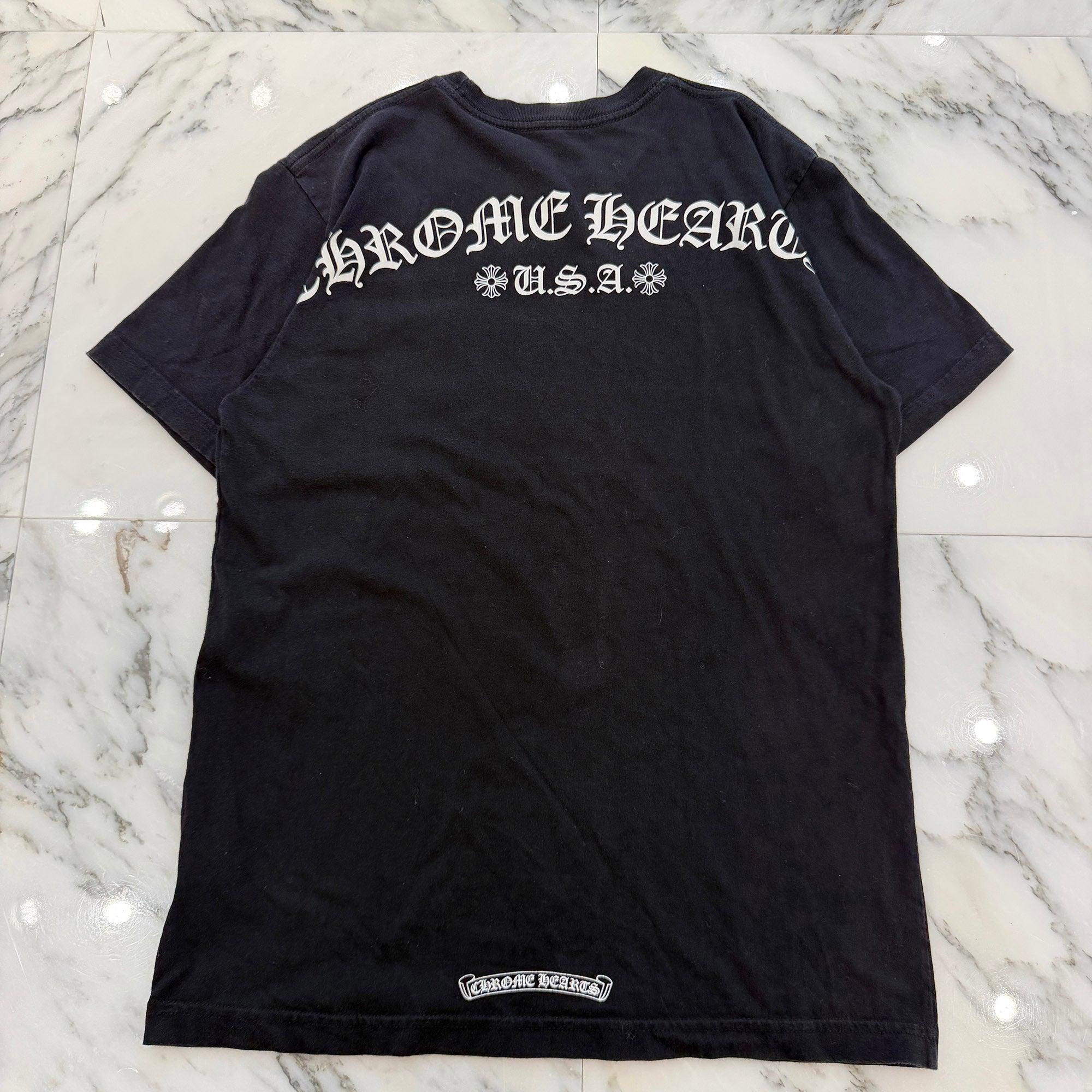 CHROME HEARTS Back Arch USA Logo Tee Size M クロムハーツ バックアーチ USA ロゴ Tシャツ サイズM