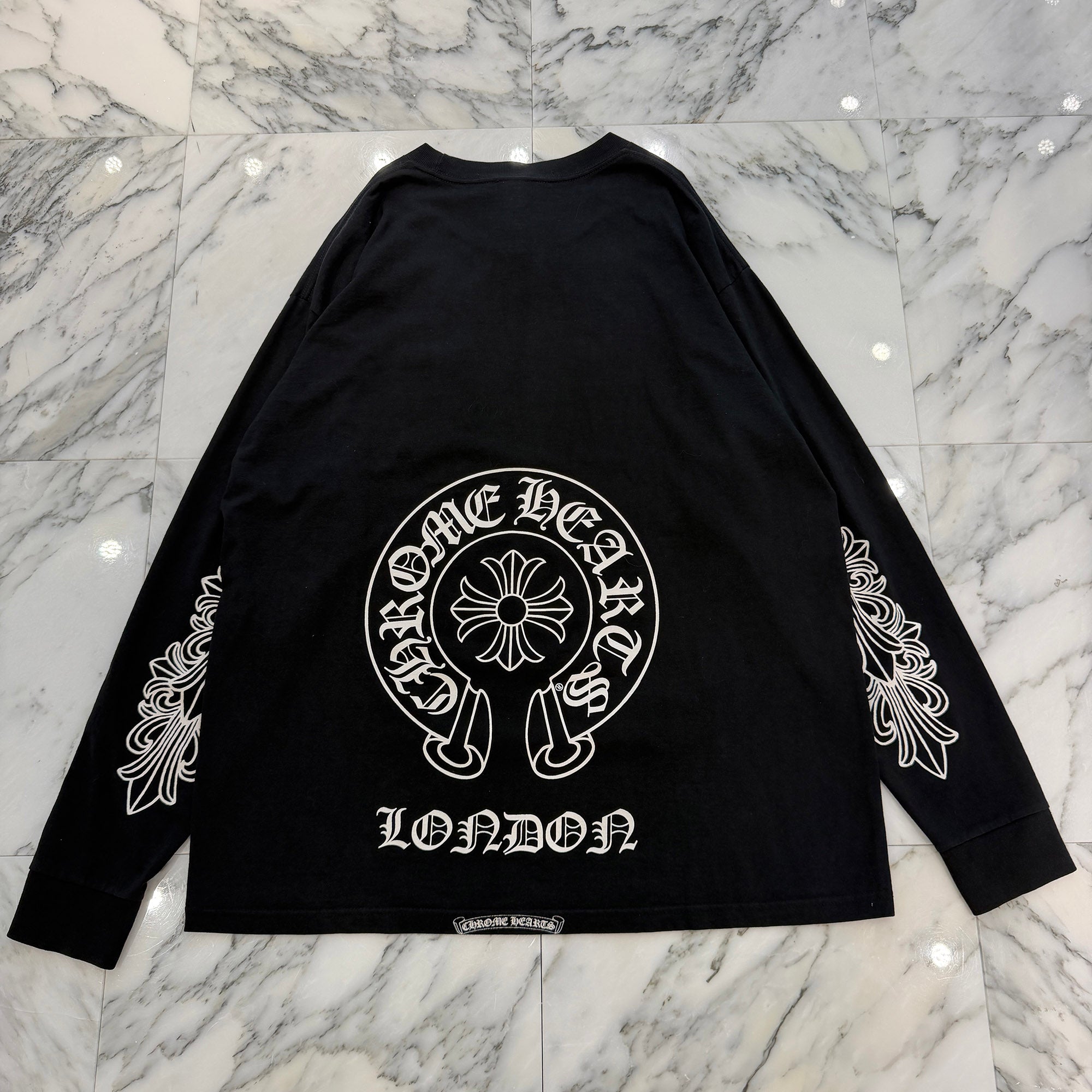 CHROME HEARTS London Limited Horseshoe Long Sleeve Tee Size XXL クロムハーツ ロンドン限定 ホースシューロングスリーブTシャツ サイズXXL