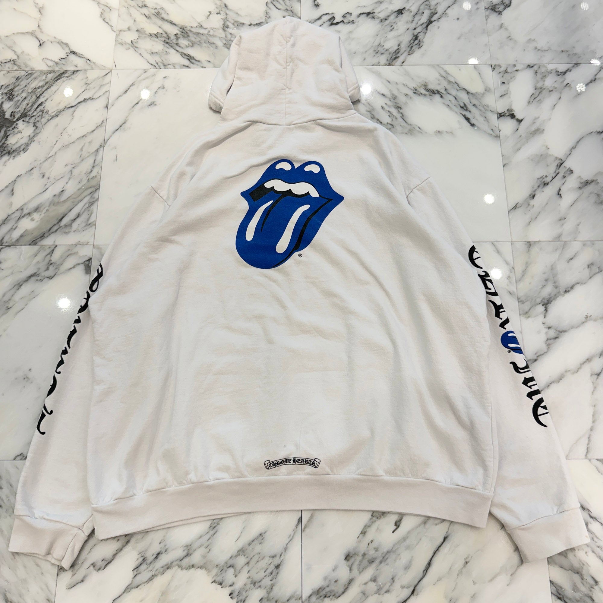 CHROME HEARTS × The Rolling Stones Lip & Tongue Print Pullover Hoodie Size XXL クロムハーツ × ローリングストーンズ リップ&タン プリント プルオーバーフーディ サイズXXL