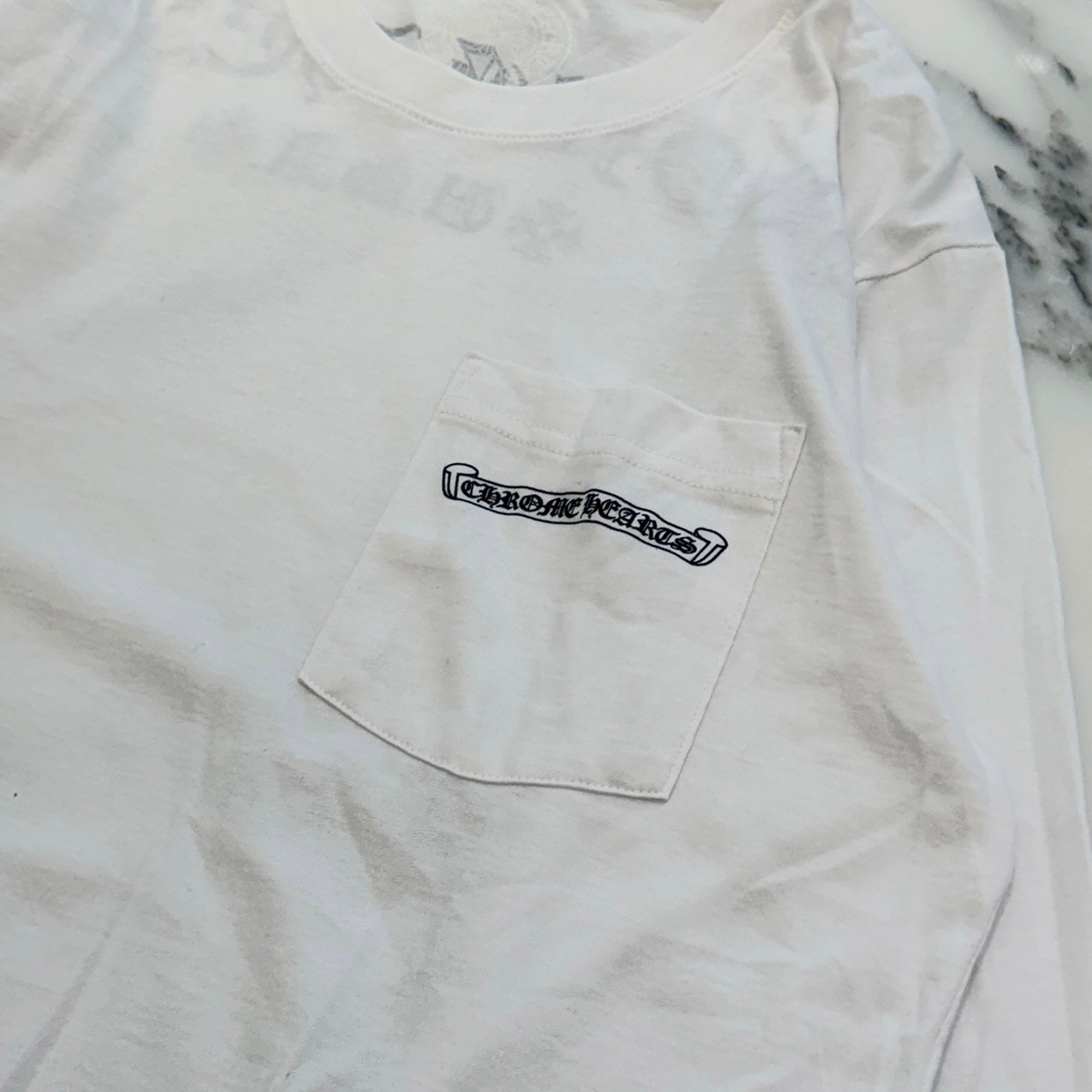 CHROME HEARTS Back Arch Logo USA Long Sleeve Tee Size M クロムハーツ バックアーチロゴ USA ロングスリーブTシャツ サイズM