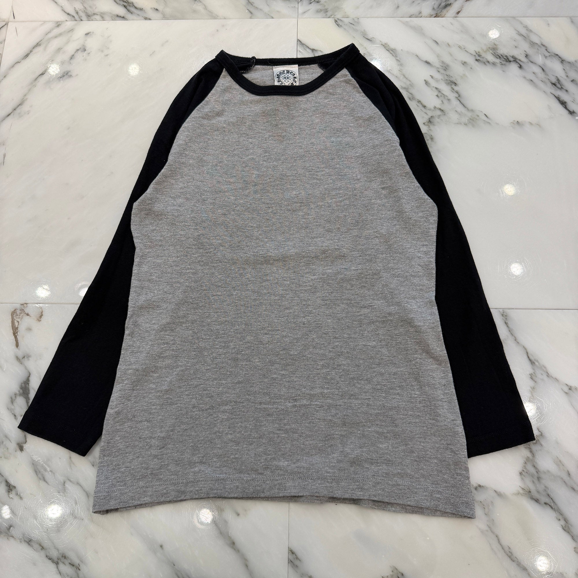 CHROME HEARTS Floral Cross Snowflake Raglan 7/10 Sleeve Tee Size ONE SIZE クロムハーツ フローラルクロス スノーフレーク ラグラン 7/10スリーブ Tシャツ ワンサイズ