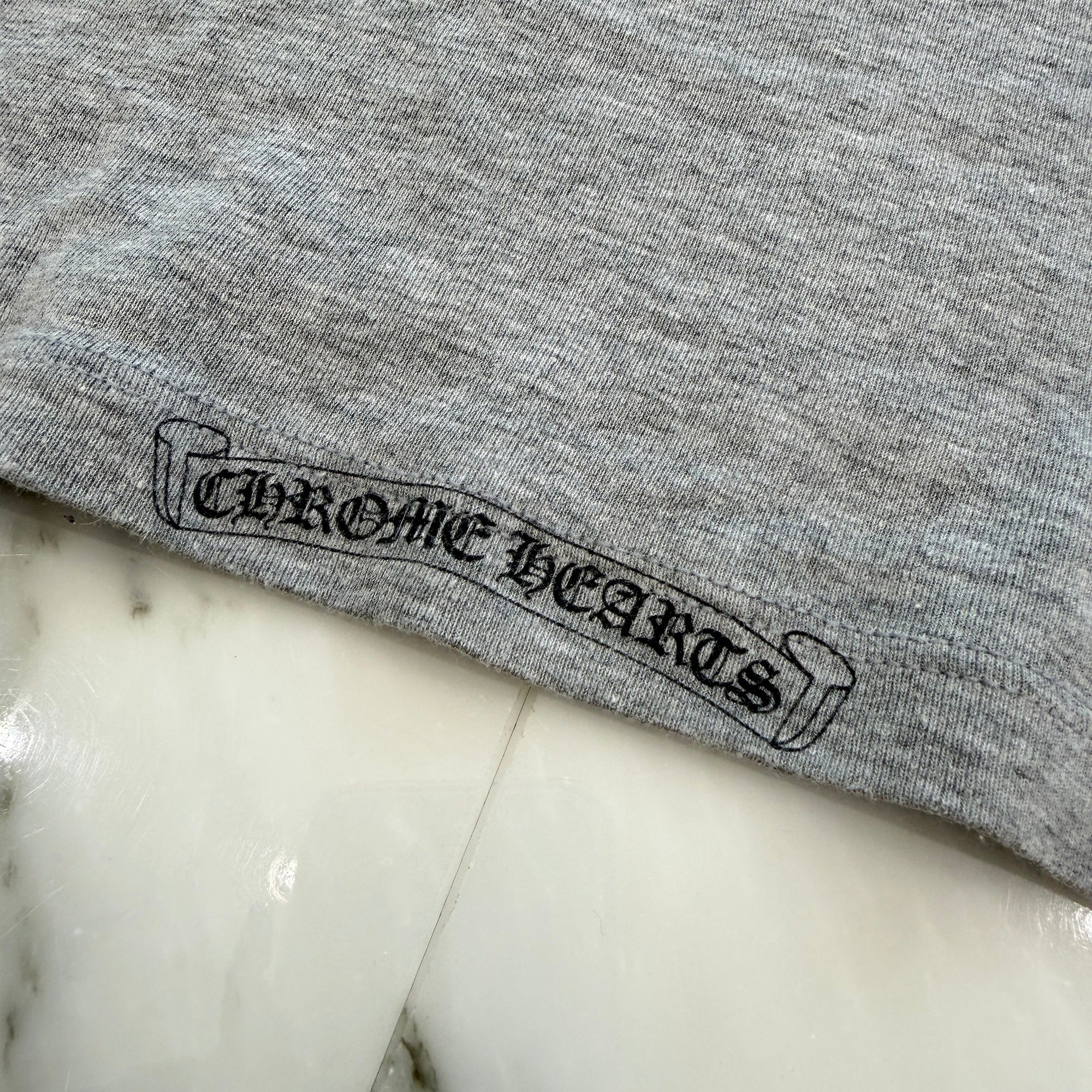 CHROME HEARTS Floral Cross Snowflake Raglan 7/10 Sleeve Tee Size ONE SIZE クロムハーツ フローラルクロス スノーフレーク ラグラン 7/10スリーブ Tシャツ ワンサイズ