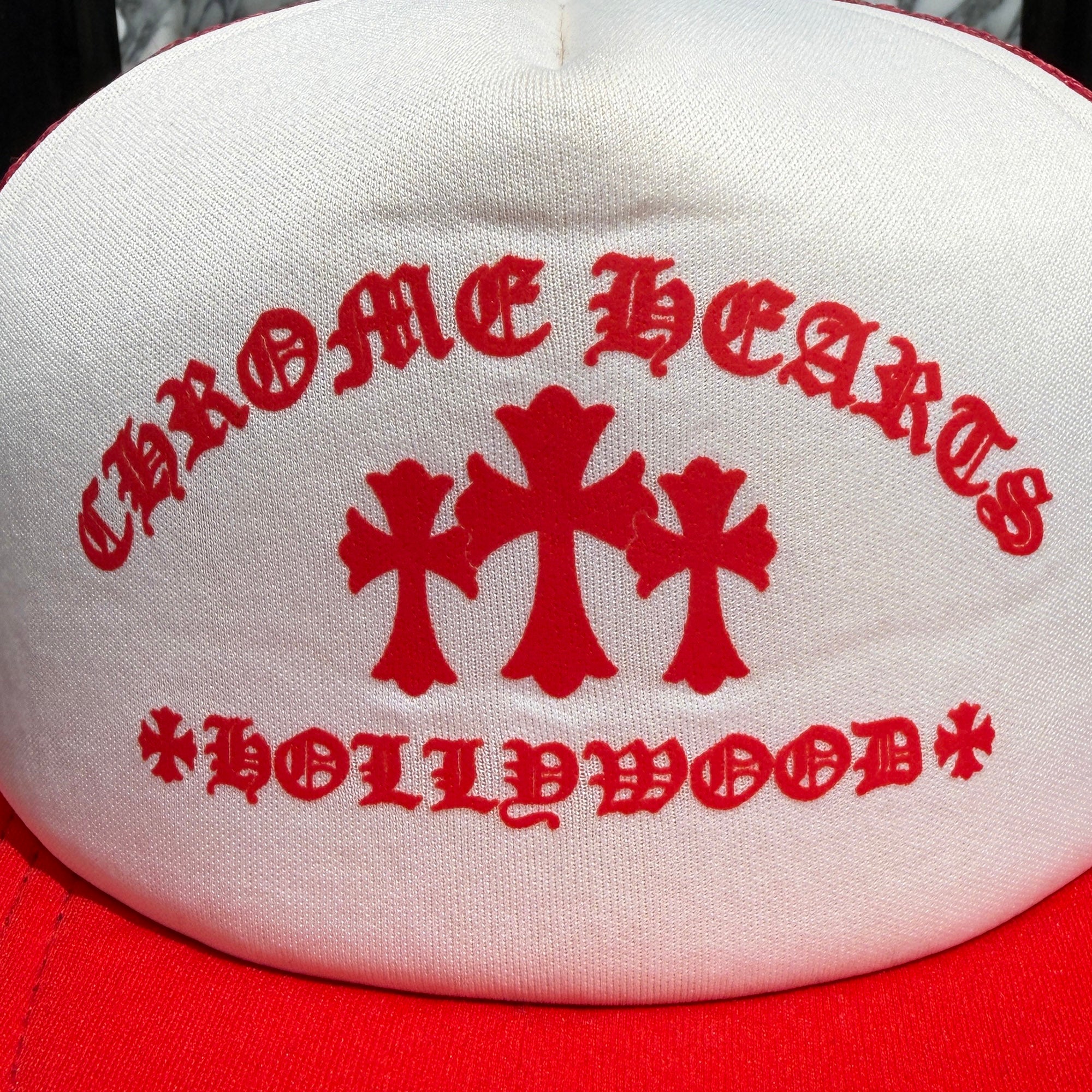CHROME HEARTS King Taco Hollywood Limited Trucker Cap  Size ONE SIZE (53-60) クロムハーツ キングタコ ハリウッド トラッカーキャップ メッシュキャップ サイズ ONE SIZE (53-60)