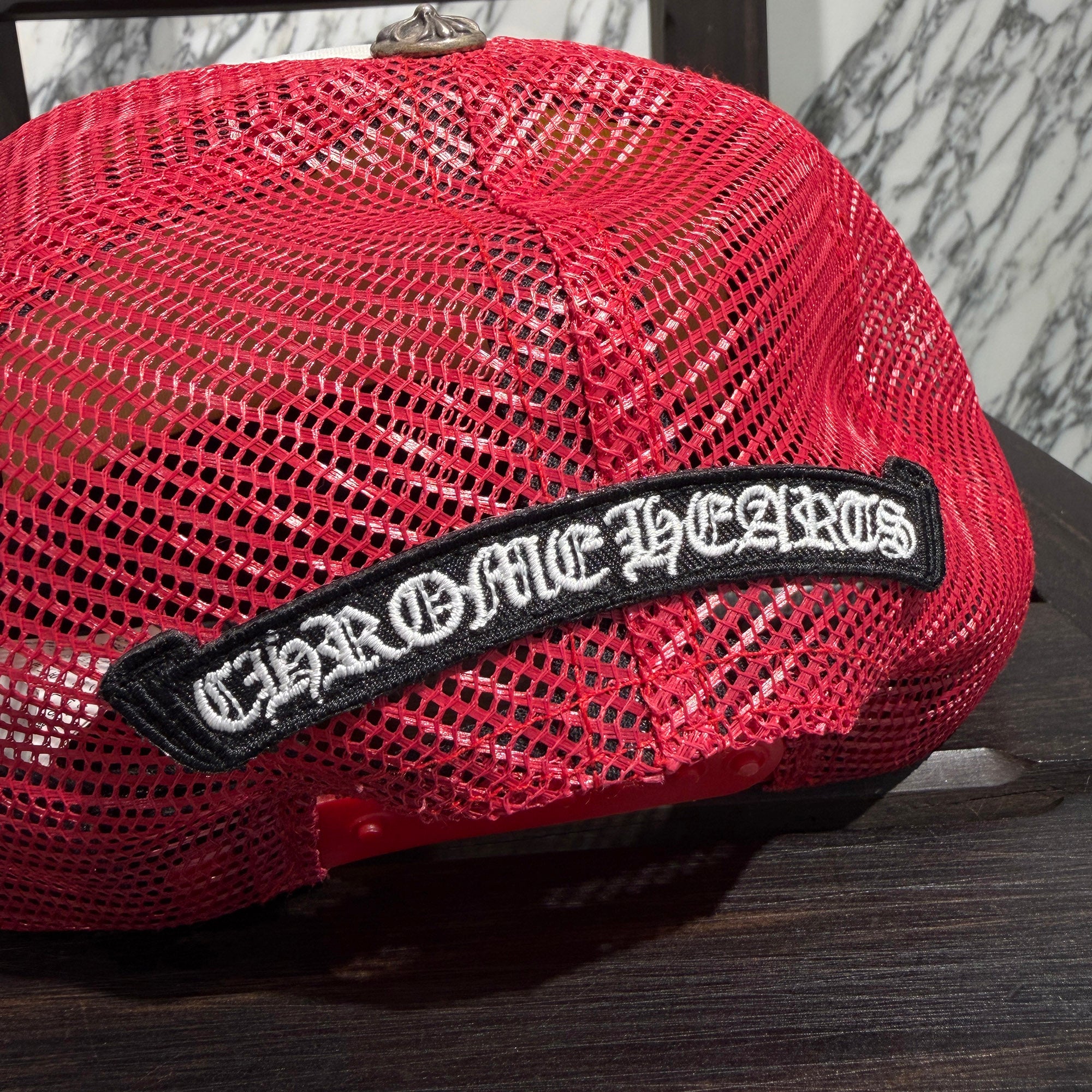 CHROME HEARTS King Taco Hollywood Limited Trucker Cap  Size ONE SIZE (53-60) クロムハーツ キングタコ ハリウッド トラッカーキャップ メッシュキャップ サイズ ONE SIZE (53-60)
