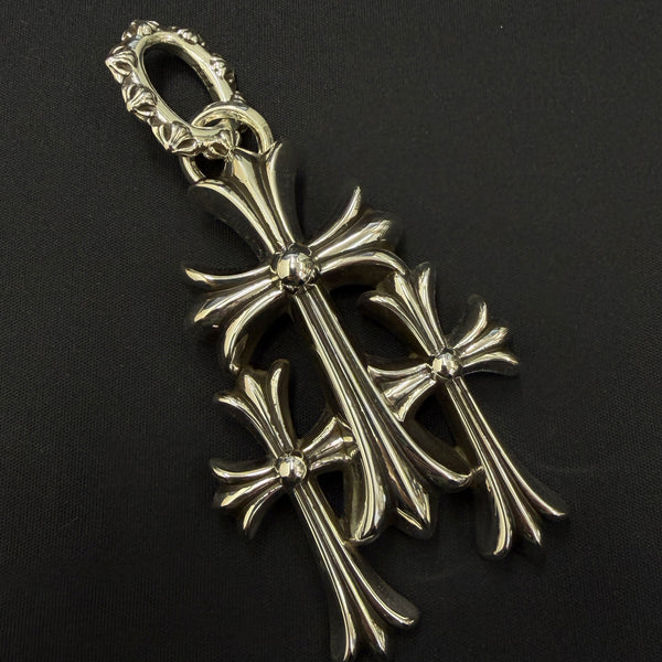 CHROME HEARTS Large Triple CH Cross Pendant Top クロムハーツ ラージ トリプルCHクロス ペンダントトップ