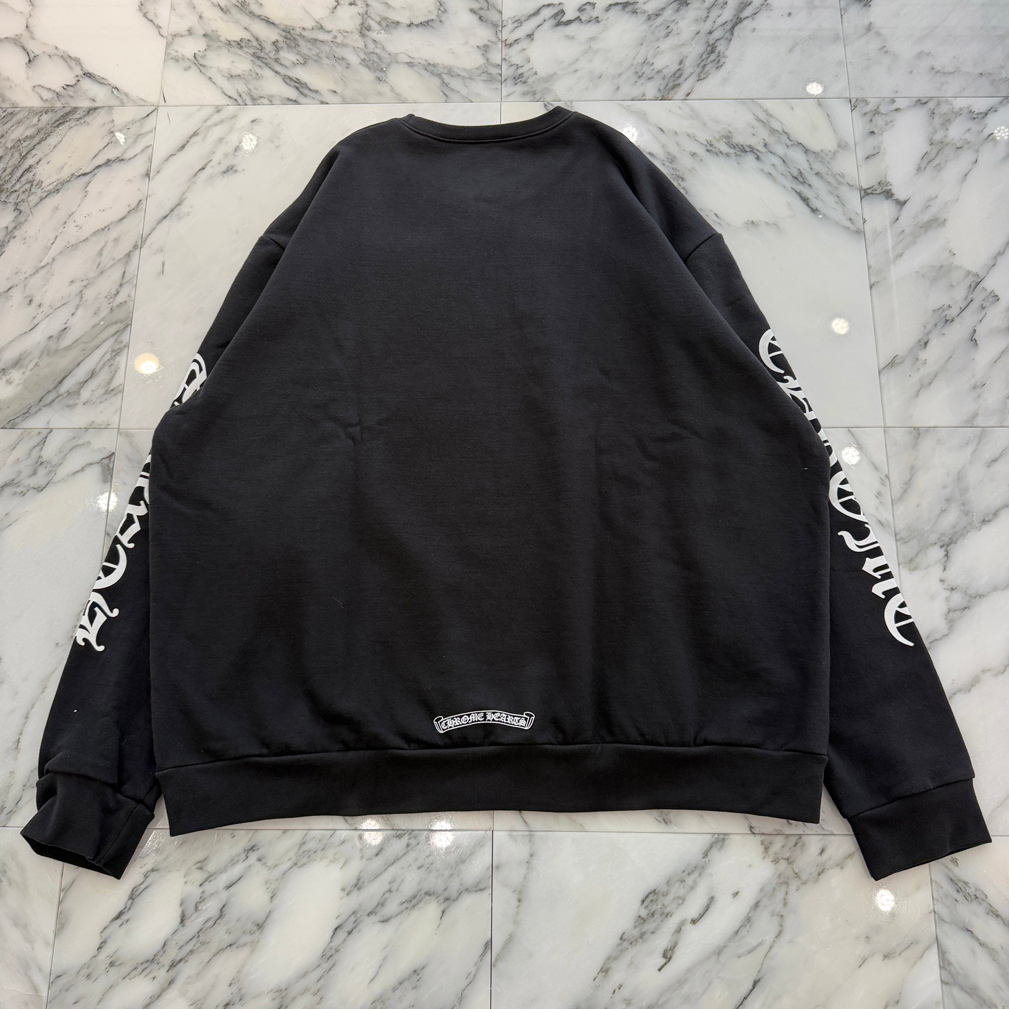CHROME HEARTS Neck Logo Crewneck Sweatshirt Size XL クロムハーツ ネックロゴクルーネックスウェットシャツ サイズXL