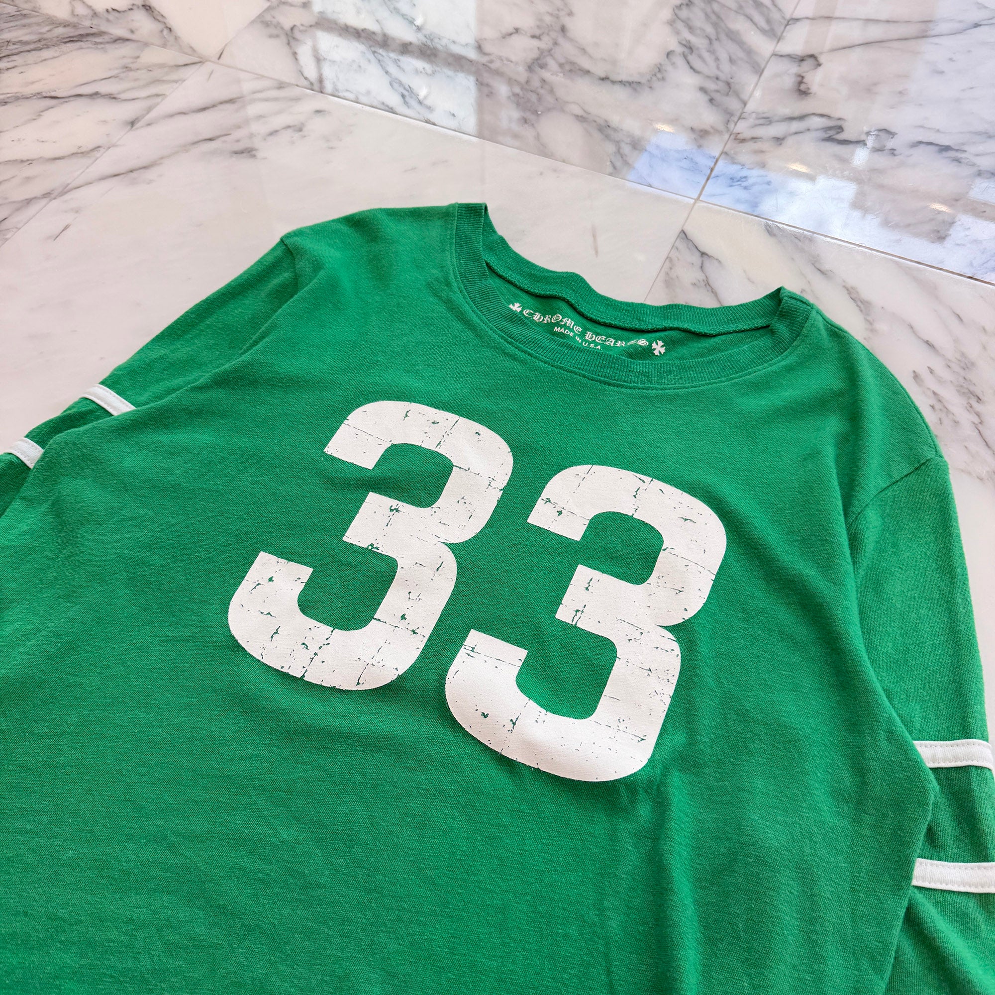CHROME HEARTS ROLLER SKATES FOOTBALL 33 Horseshoe Long Sleeve Tee Size S クロムハーツ ローラースケート フットボール 33 ホースシュー ロングスリーブTシャツ サイズS