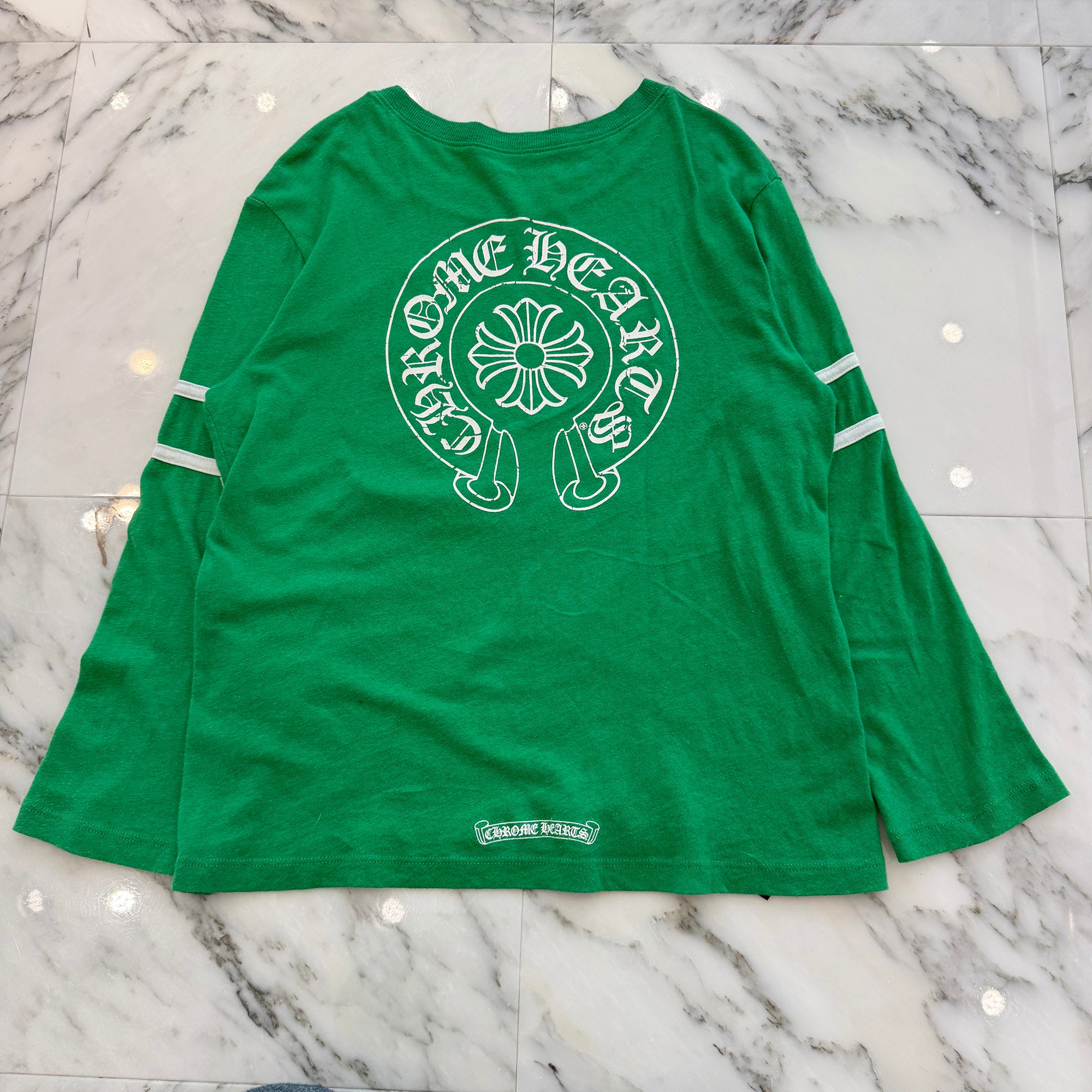 CHROME HEARTS ROLLER SKATES FOOTBALL 33 Horseshoe Long Sleeve Tee Size S クロムハーツ ローラースケート フットボール 33 ホースシュー ロングスリーブTシャツ サイズS