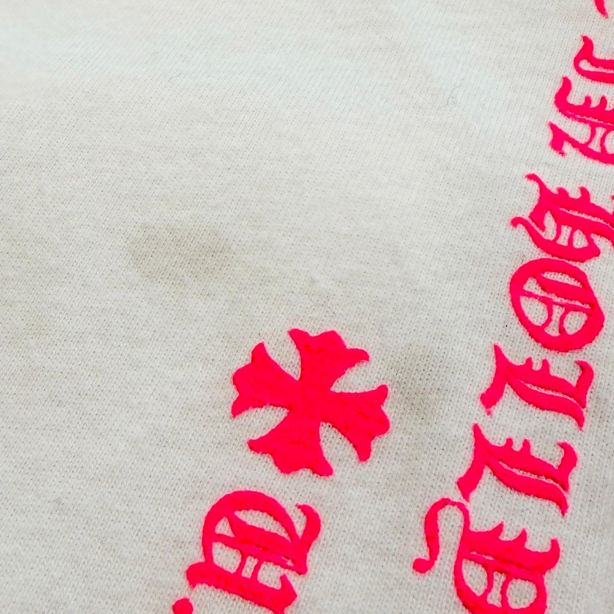 CHROME HEARTS Pink Made In Hollywood Vertical Logo Tee Size M クロムハーツ ピンク メイドインハリウッド ヴァーティカルロゴ Tシャツ サイズM