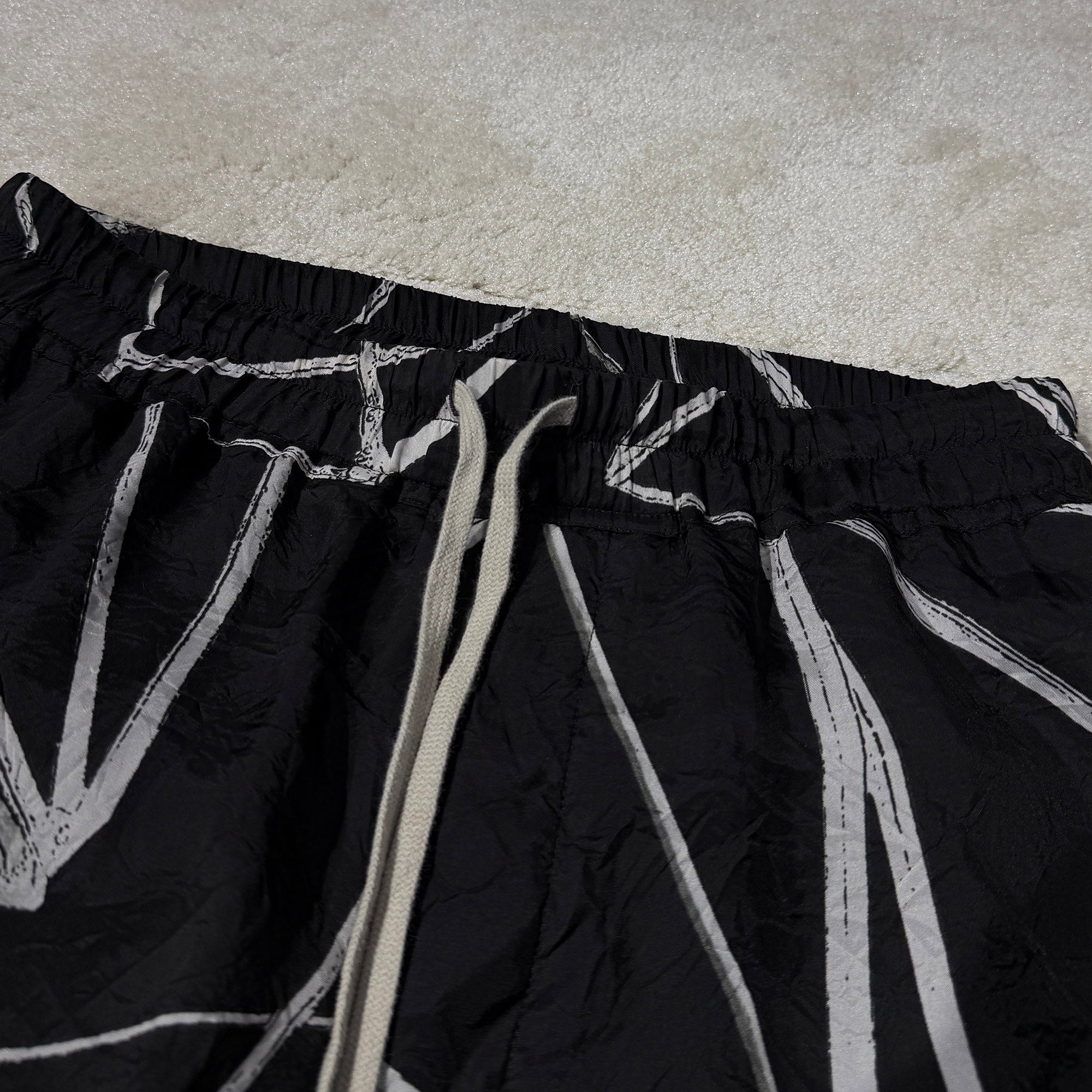 Rick Owens 2022SS Drawstring Sarouel Shorts RU01B1384-JP1 Size 36 リックオウエンス ドローストリング サルエル ショートパンツ サイズ36
