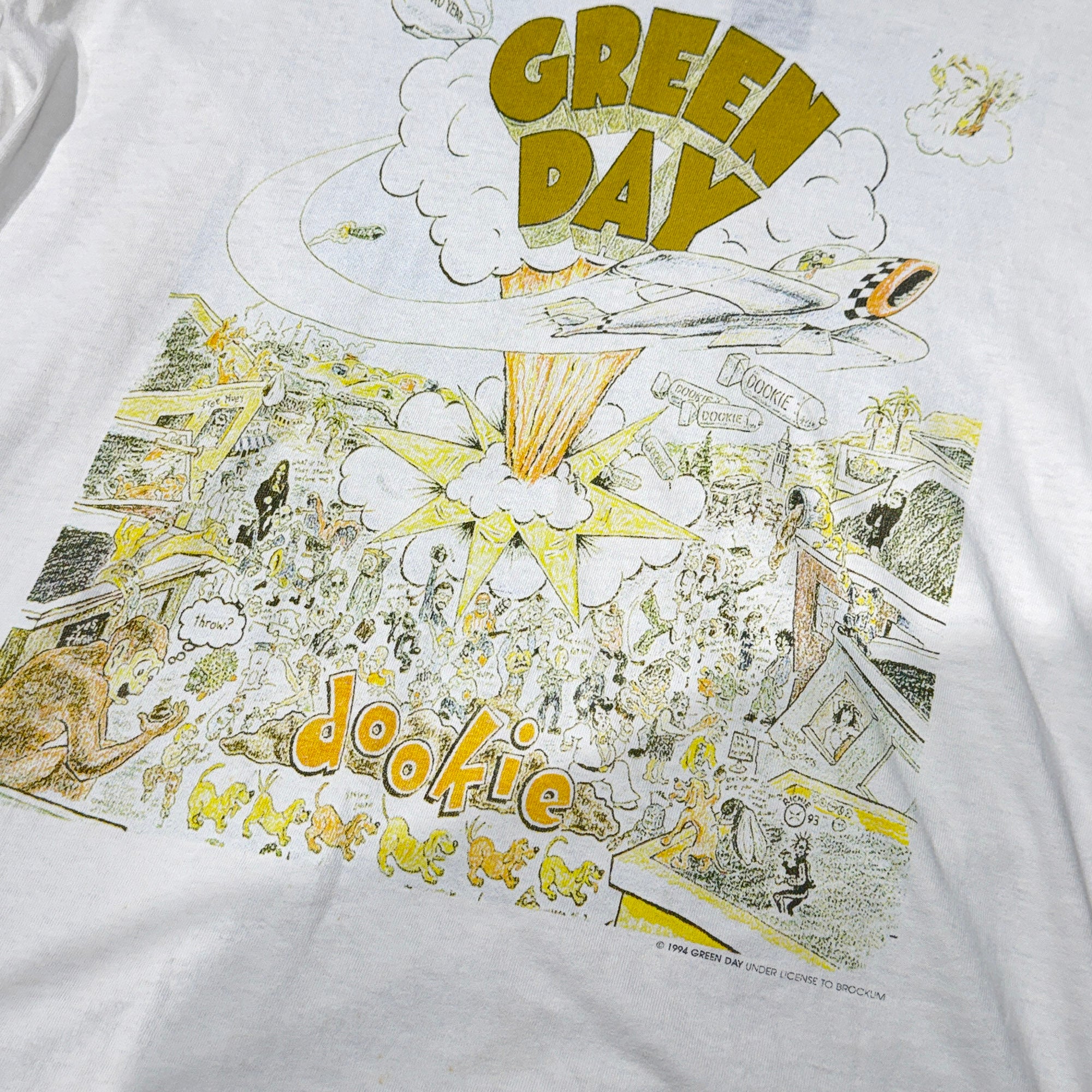 Vintage 90's Green Day "Dookie" 1994 BROCKUM S/S Tour Tee Size XL ヴィンテージ 90's グリーン デイ "ドゥーキー" 1994 ブロックム社製 ツアーTシャツ サイズXL