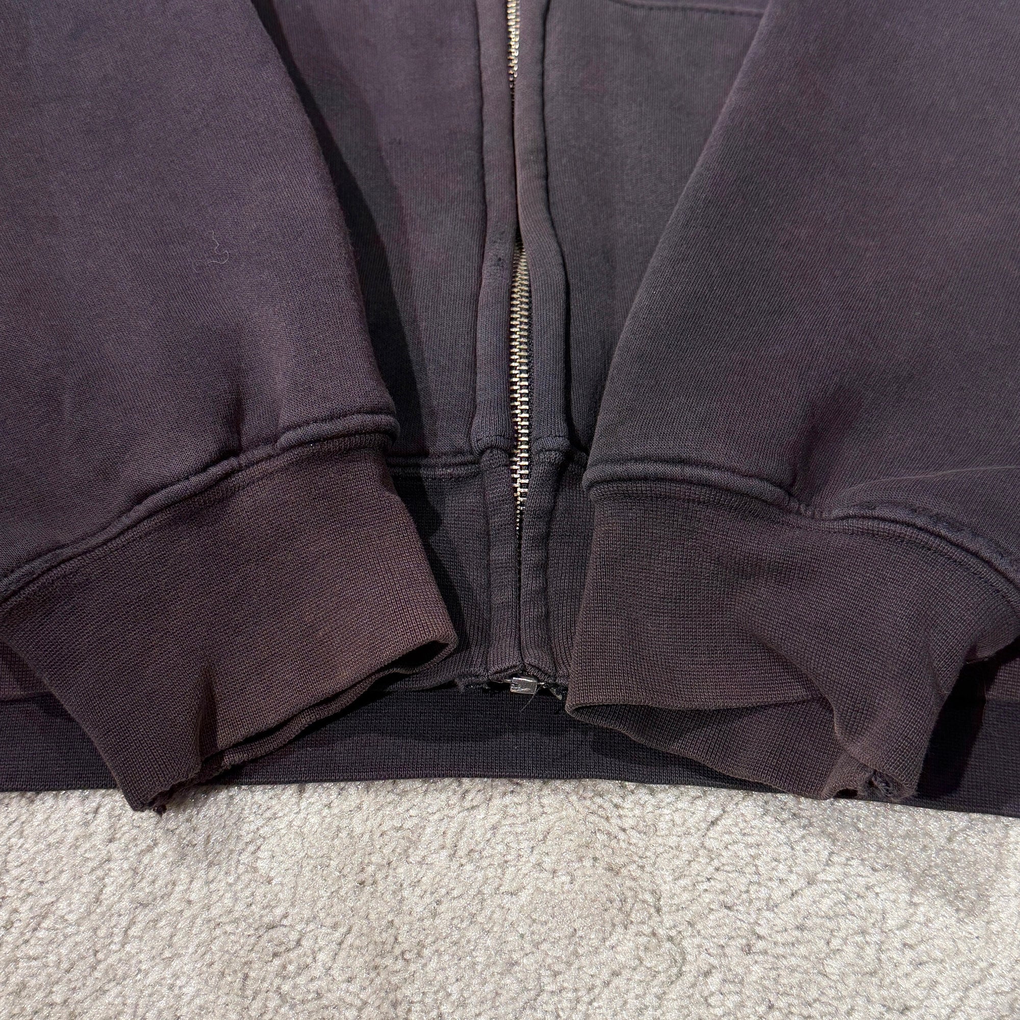 CHROME HEARTS Back Double CH Cross Print Thermal Zip Up Hoodie Size XL クロムハーツ バック ダブルCHクロス プリント サーマルジップアップフーディ サイズXL