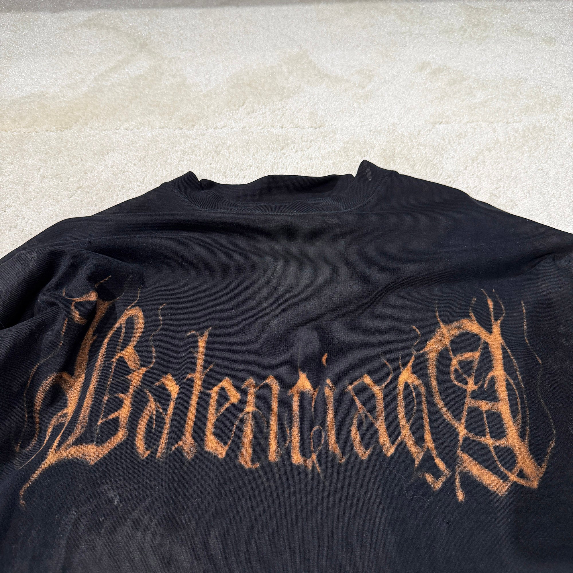 BALENCIAGA 2023SS Heavy Metal Logo Long Sleeve Tee 739783 TOVE1 Size L バレンシアガ ヘビーメタルロゴ ロングスリーブTシャツ サイズL