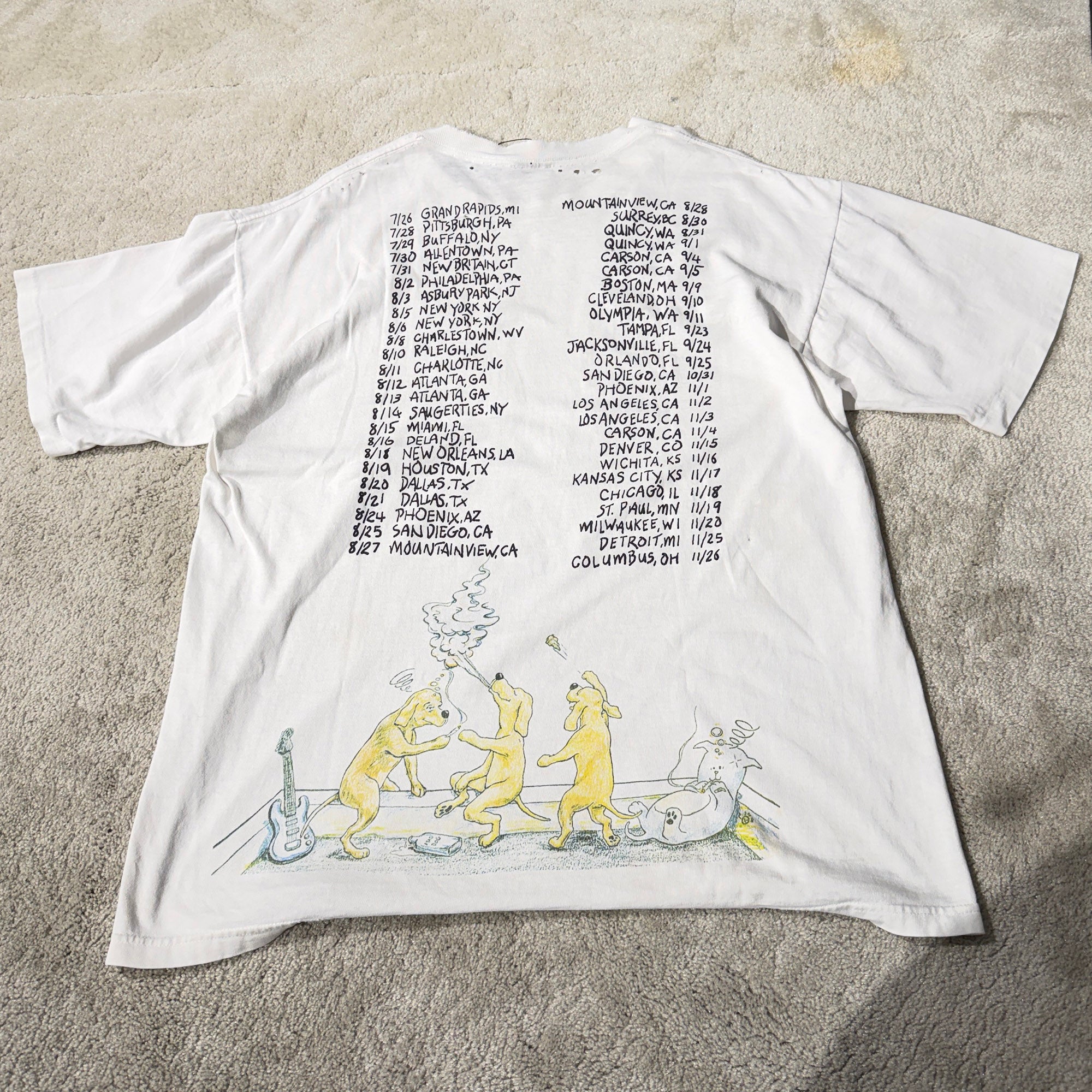 Vintage 90's Green Day "Dookie" 1994 BROCKUM S/S Tour Tee Size XL ヴィンテージ 90's グリーン デイ "ドゥーキー" 1994 ブロックム社製 ツアーTシャツ サイズXL