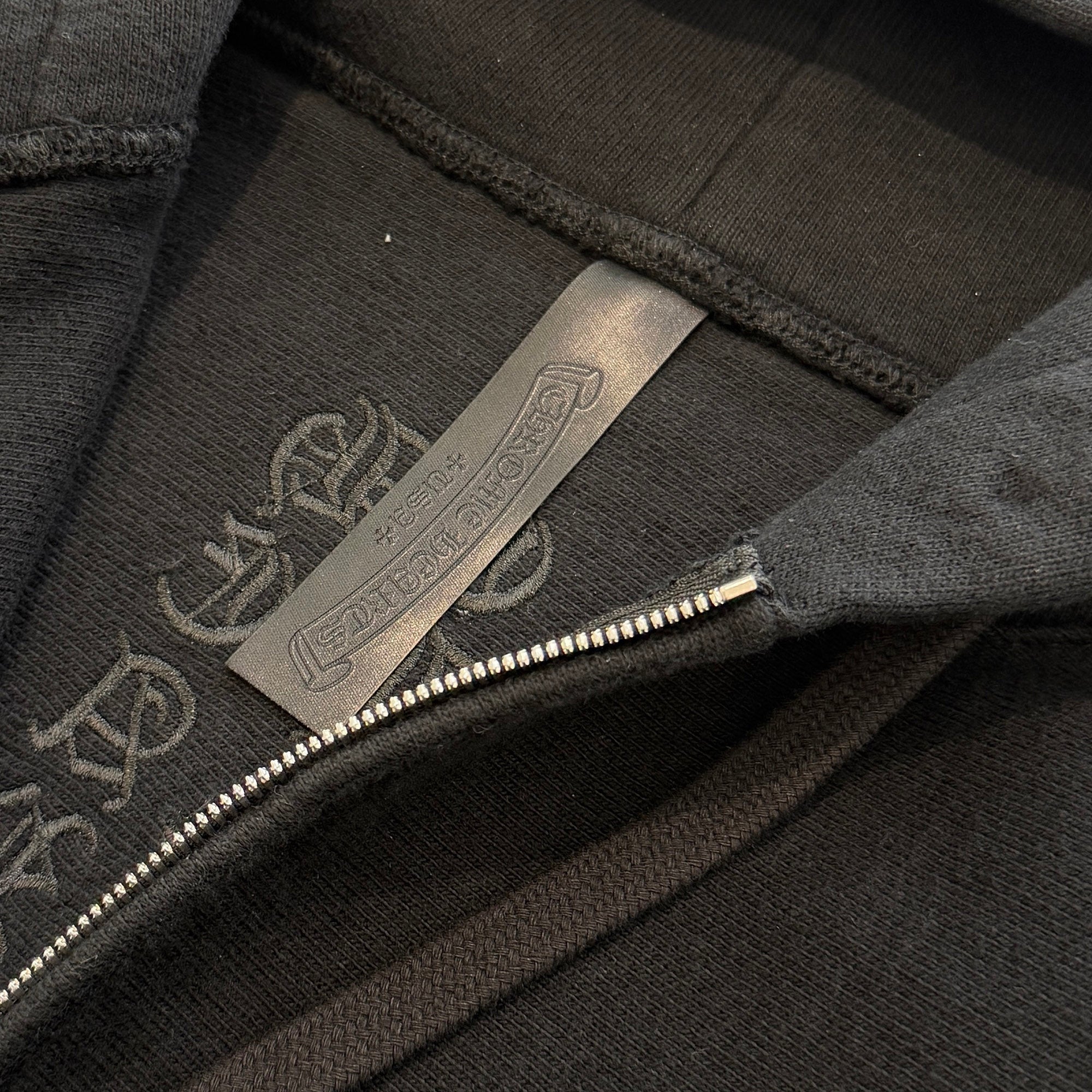 CHROME HEARTS Y NOT Vine Dagger Logo Embroidery Zip Up Hoodie Size S クロムハーツ ワイノット ヴァインダガー ロゴ刺繍 ジップアップフーディー サイズS