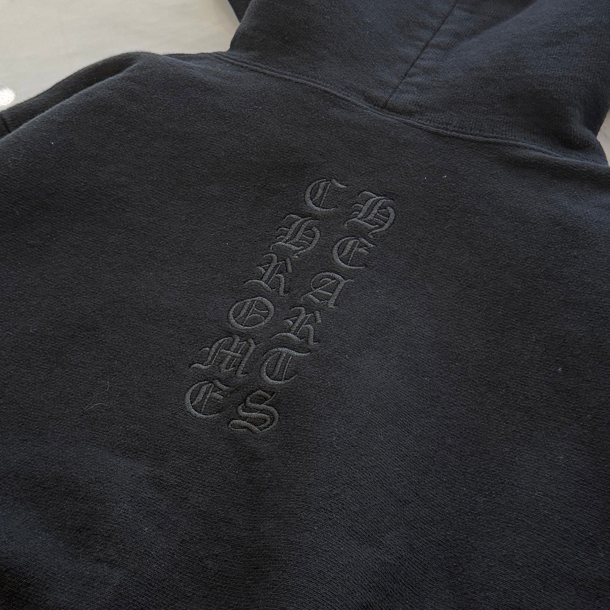 CHROME HEARTS Y NOT Vine Dagger Logo Embroidery Zip Up Hoodie Size S クロムハーツ ワイノット ヴァインダガー ロゴ刺繍 ジップアップフーディー サイズS