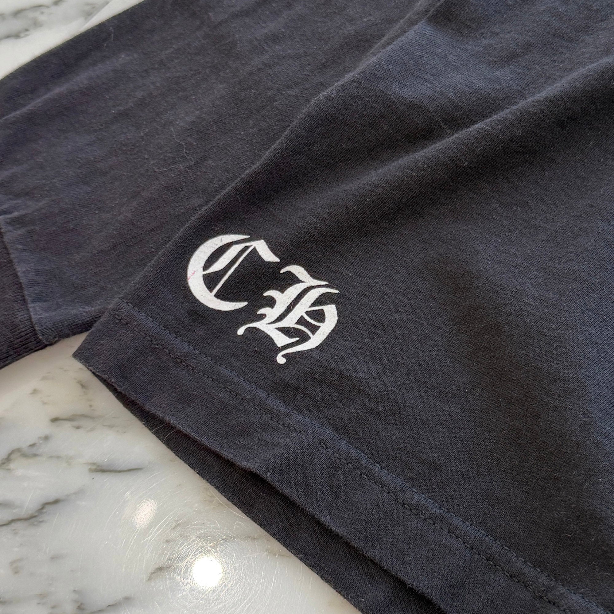CHROME HEARTS Back Celtic Cross Horseshoe Long Sleeve Tee Size XL クロムハーツ バック ケルティッククロス ホースシュー ロングスリーブTシャツ サイズXL