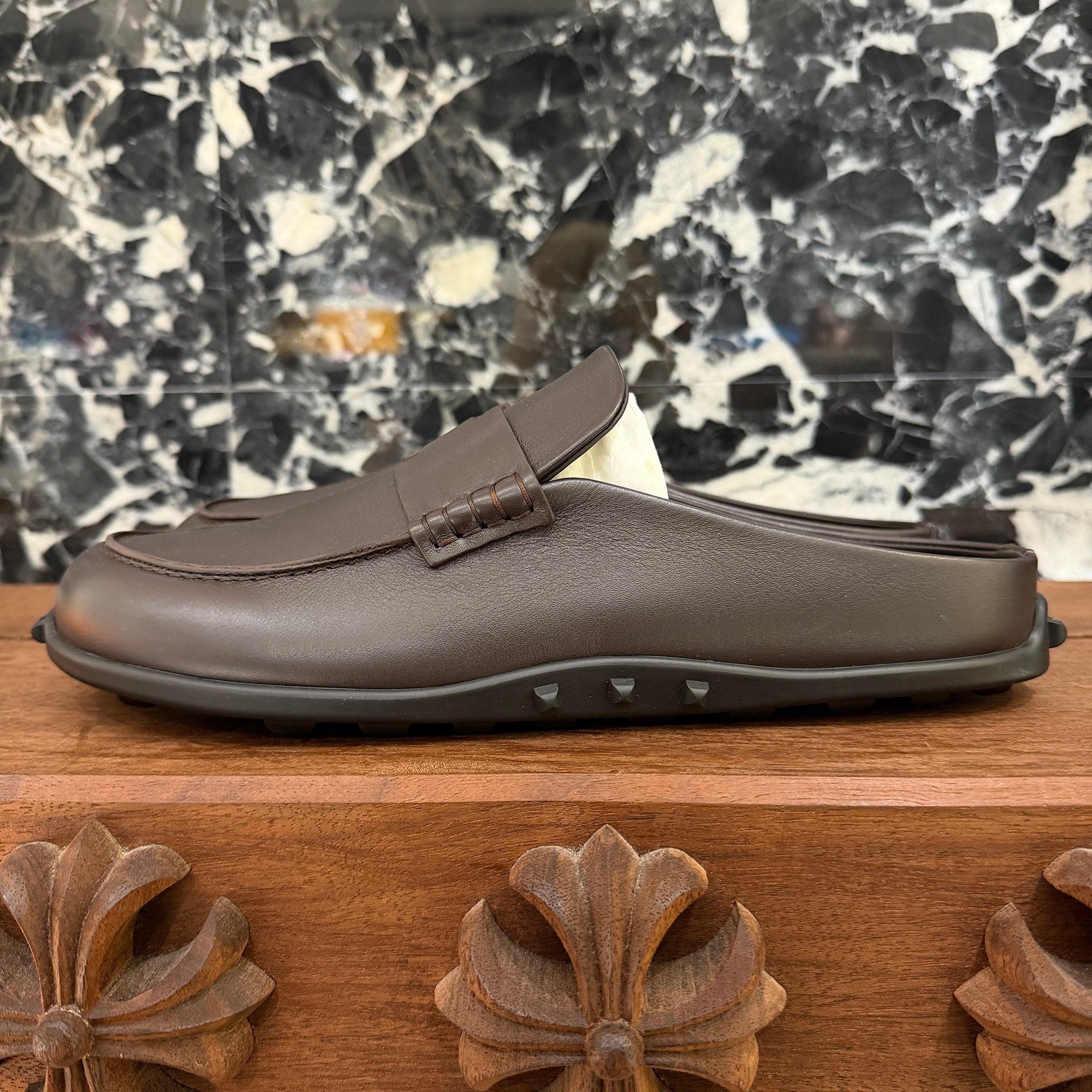 HERMES 2026AW Mule Mix "Marron Ébène" H261952ZHME395 Size 44 (約29.0cm) エルメス ミュール ミックス "マロン エベンヌ" サイズ44 (約29.0cm)