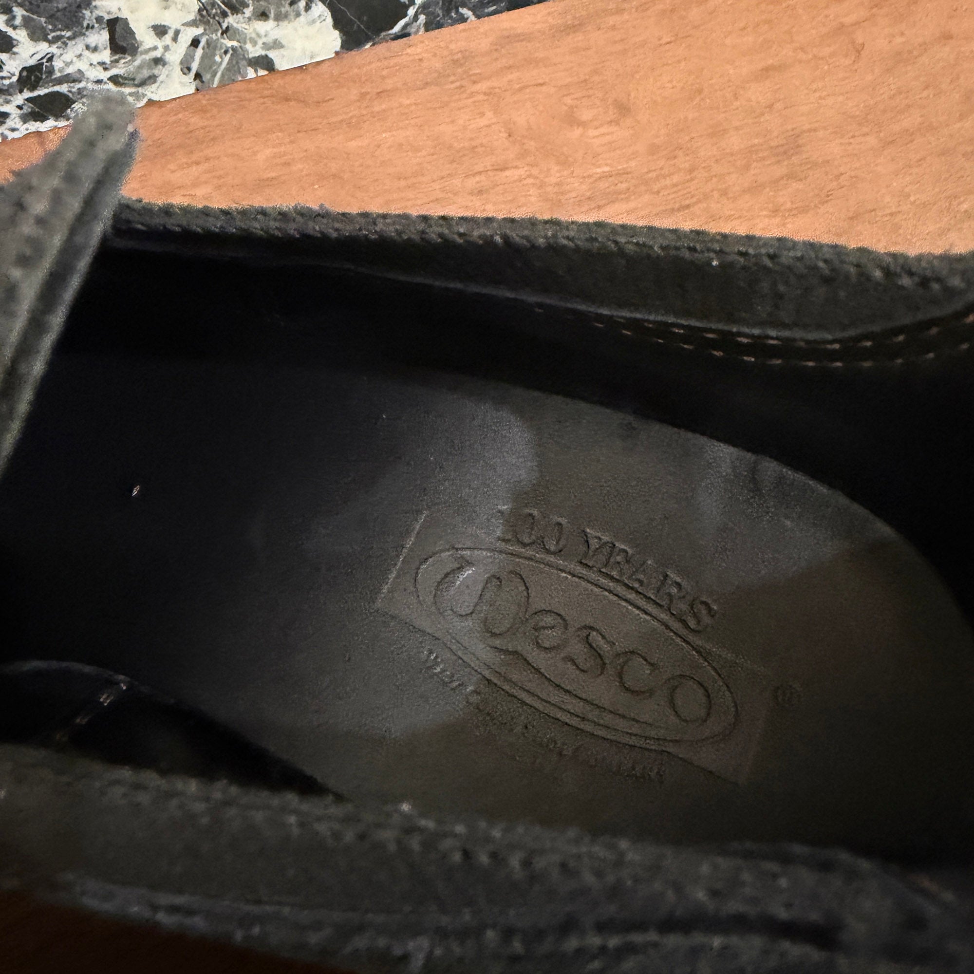 CHROME HEARTS × WESCO Custom ROMEO Suede Leather SLIP ON BKLE100LL4014BK Size 8E (約26.0cm) クロムハーツ×ウエスコ カスタム ロメオ スエードレザー スリッポン サイズ8E (約26.0cm)