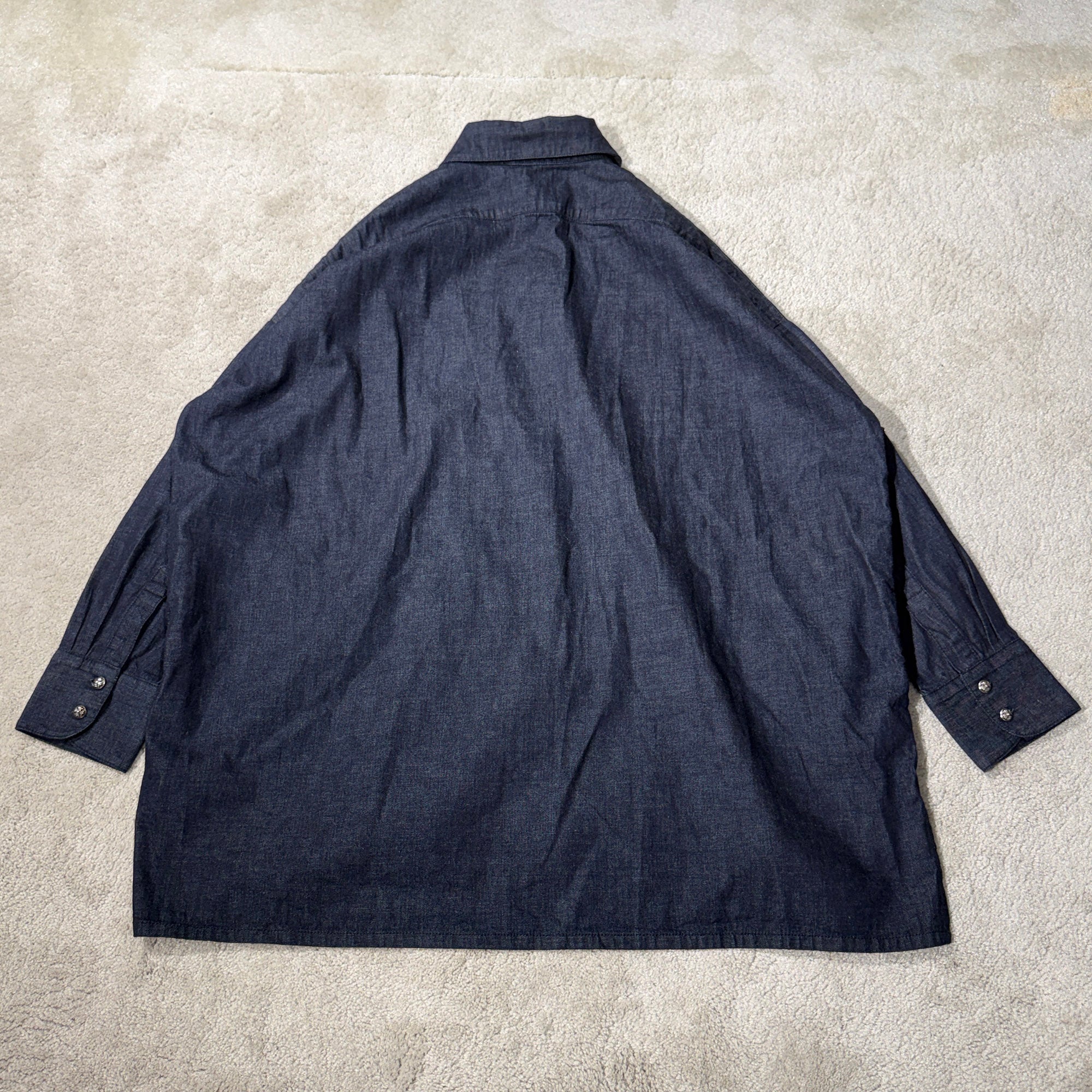 CHROME HEARTS Y NOT Mahal Kita Denim Shirt Size M クロムハーツ ワイノット マハルキタ デニムシャツ サイズM