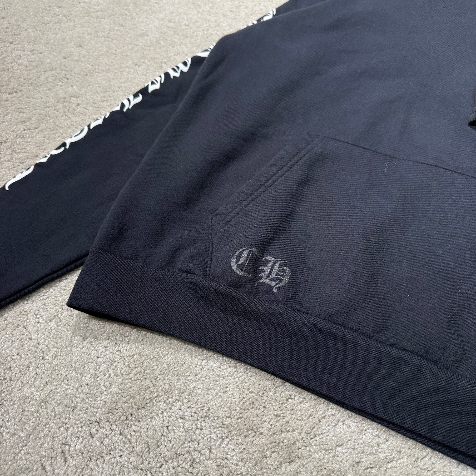 CHROME HEARTS Back Scroll Label Logo Pullover Hoodie Size M クロムハーツ バックスクロールラベルロゴ プルオーバーフーディー サイズM
