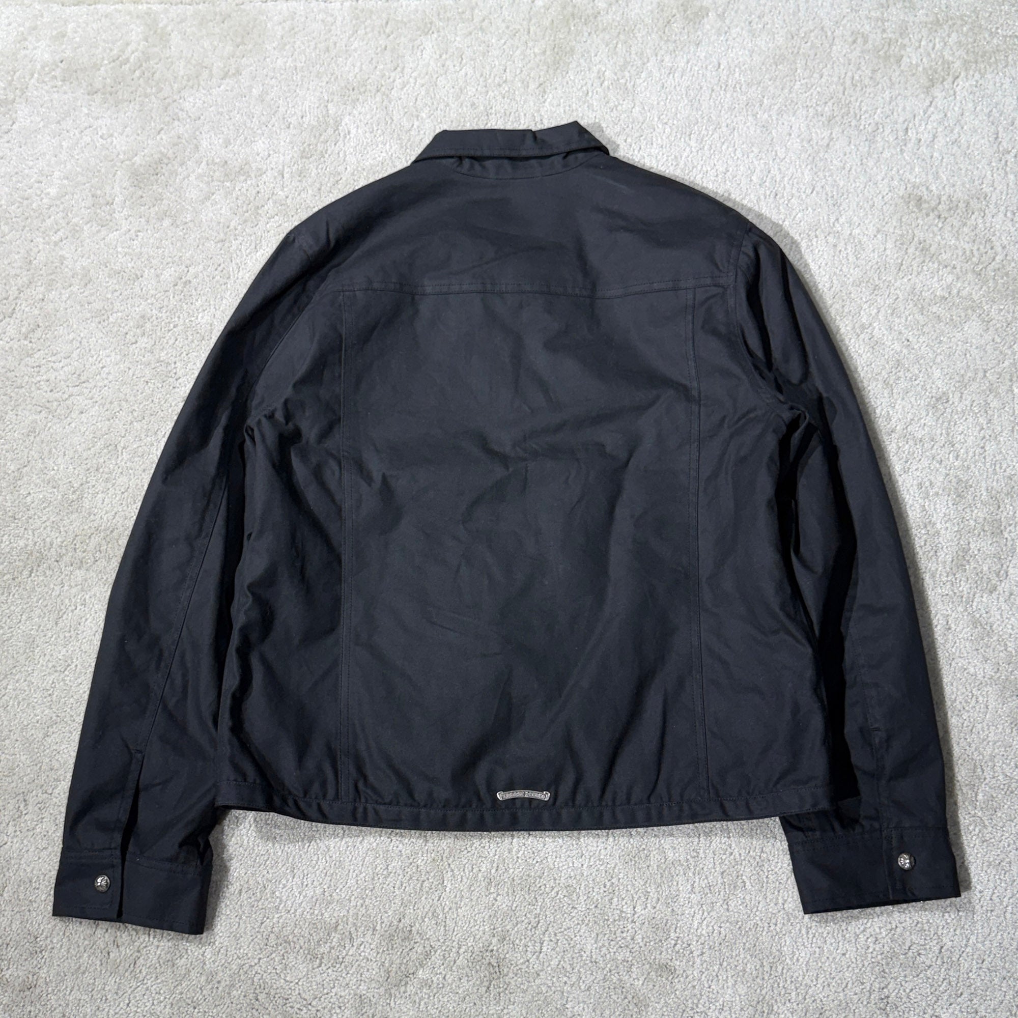 CHROME HEARTS WHIPLASH Oil Finished Fabric Jacket Size M クロムハーツ ウィップラッシュ オイル加工 ファブリックジャケット サイズM
