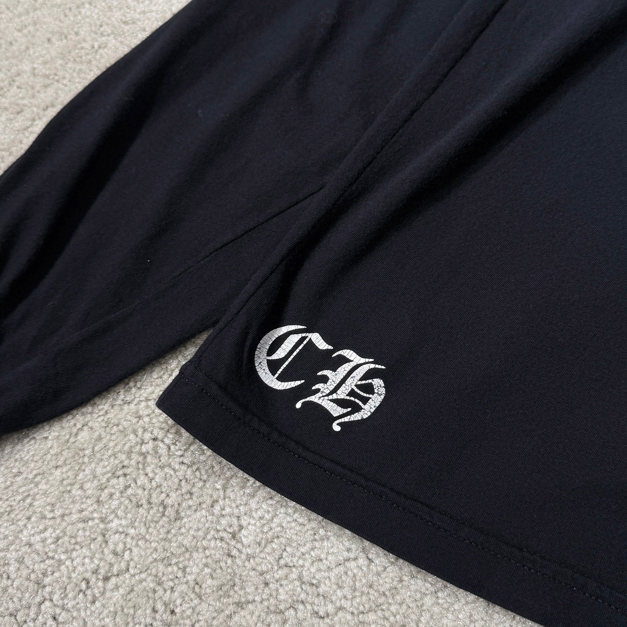 CHROME HEARTS CH Plus Scroll Long Sleeve Tee Size XL クロムハーツ CHプラス スクロール ロングスリーブＴシャツ サイズXL