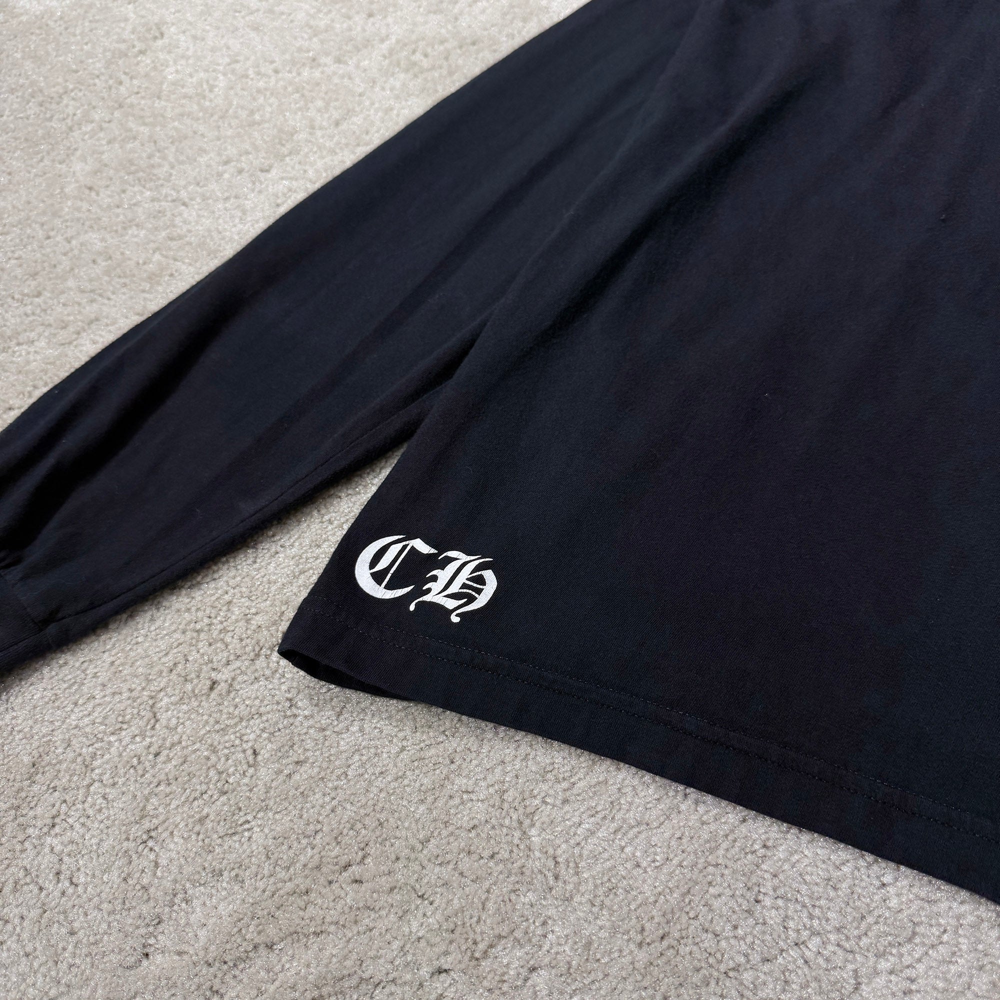 CHROME HEARTS CH Plus Block Cross Long Sleeve Tee Size XL クロムハーツ CHクロス ブロッククロス ロングスリーブTシャツ サイズXL