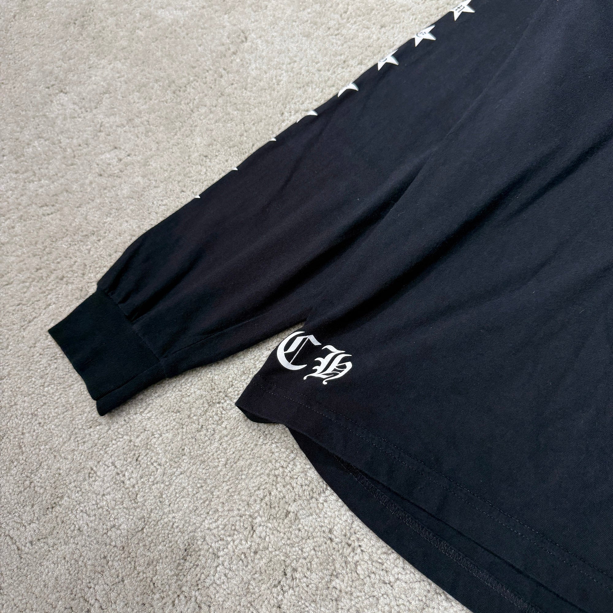CHROME HEARTS CH Star Long Sleeve Tee Size XXL クロムハーツ CHスター ロングスリーブＴシャツ サイズXXL