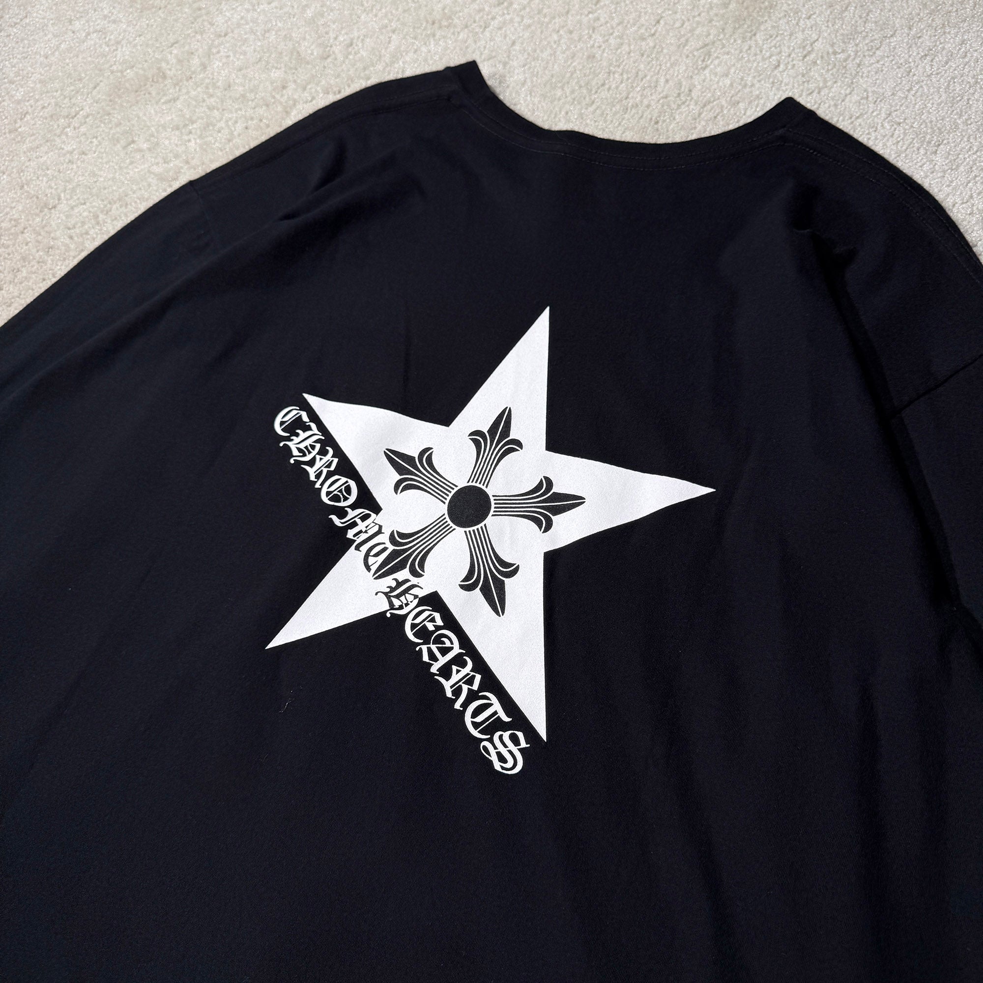 CHROME HEARTS CH Star Long Sleeve Tee Size XXL クロムハーツ CHスター ロングスリーブＴシャツ サイズXXL