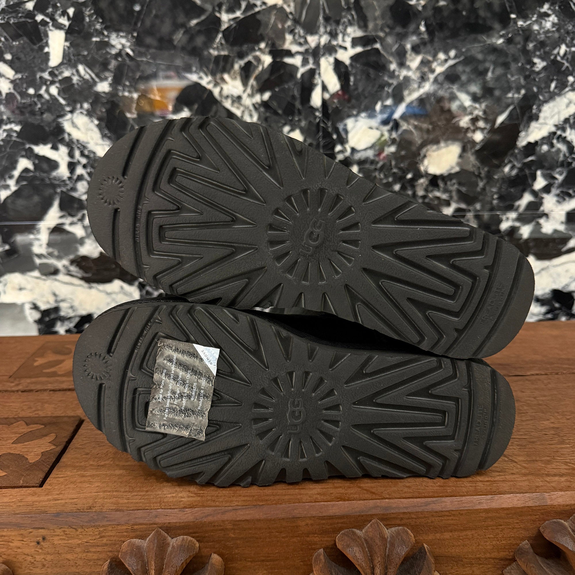 CHROME HEARTS × UGG Custom Suede Leather Shearling Boots Size JP23.0cm クロムハーツ×アグー カスタム スエードレザー ムートンブーツ サイズJP23.0cm