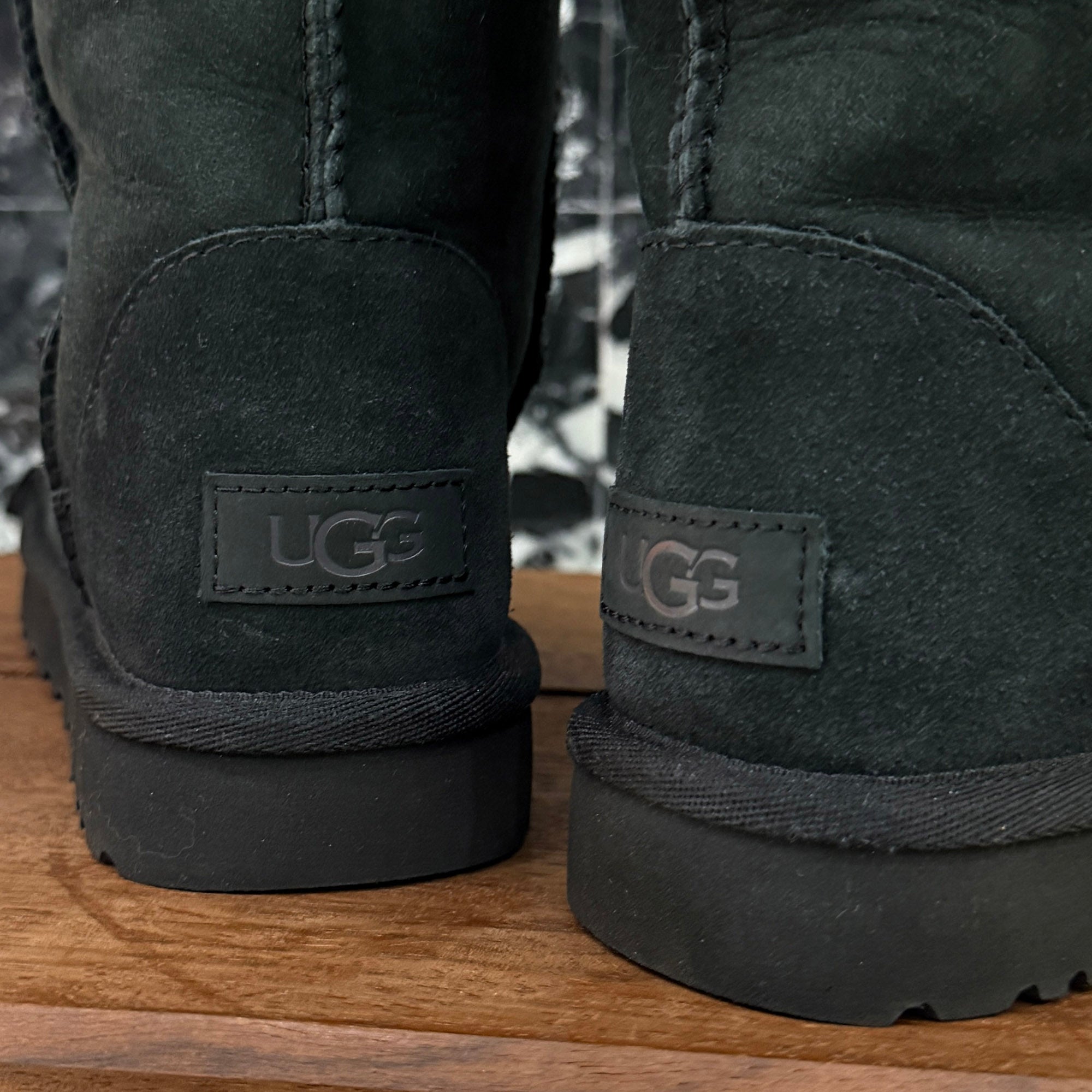 CHROME HEARTS × UGG Custom Suede Leather Shearling Boots Size JP23.0cm クロムハーツ×アグー カスタム スエードレザー ムートンブーツ サイズJP23.0cm
