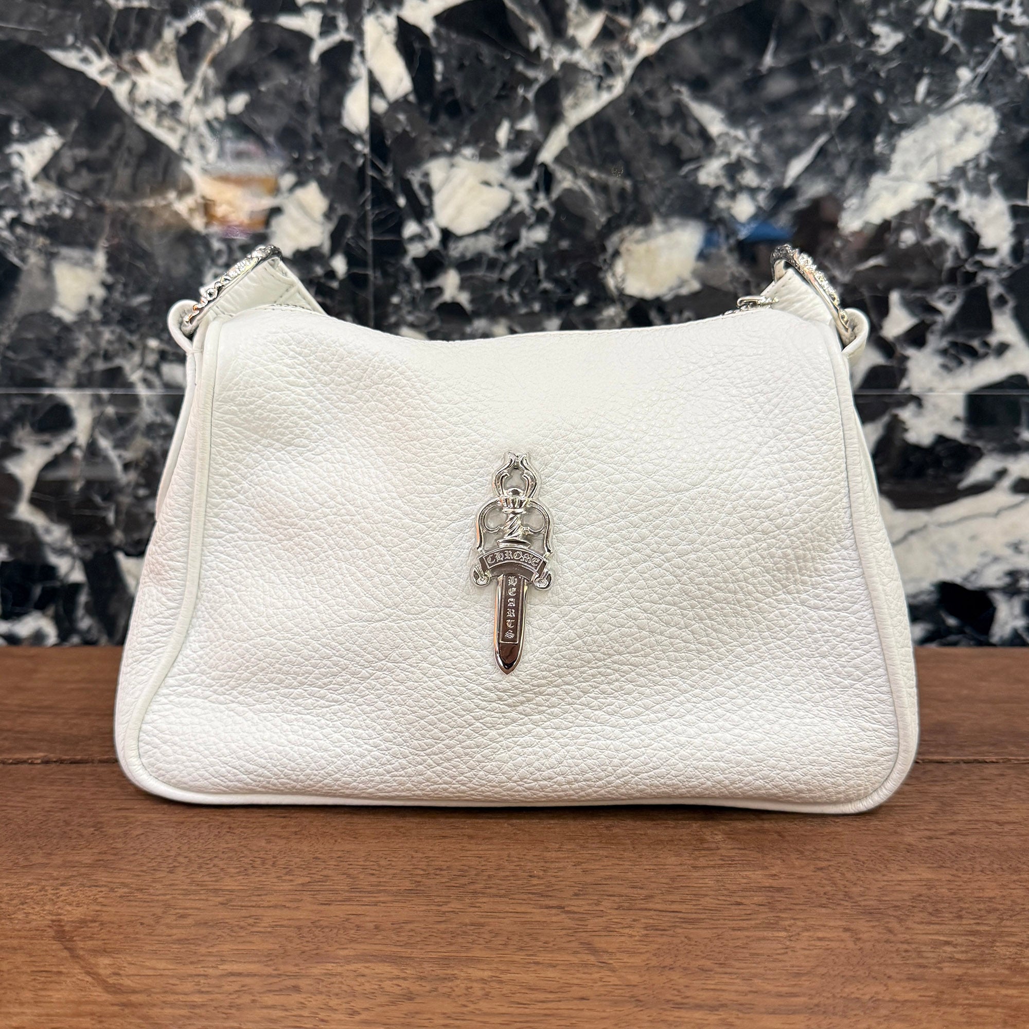 CHROME HEARTS CHICKEN NUGGET Leather Shoulder Bag クロムハーツ チキンナゲット レザー ショルダーバッグ