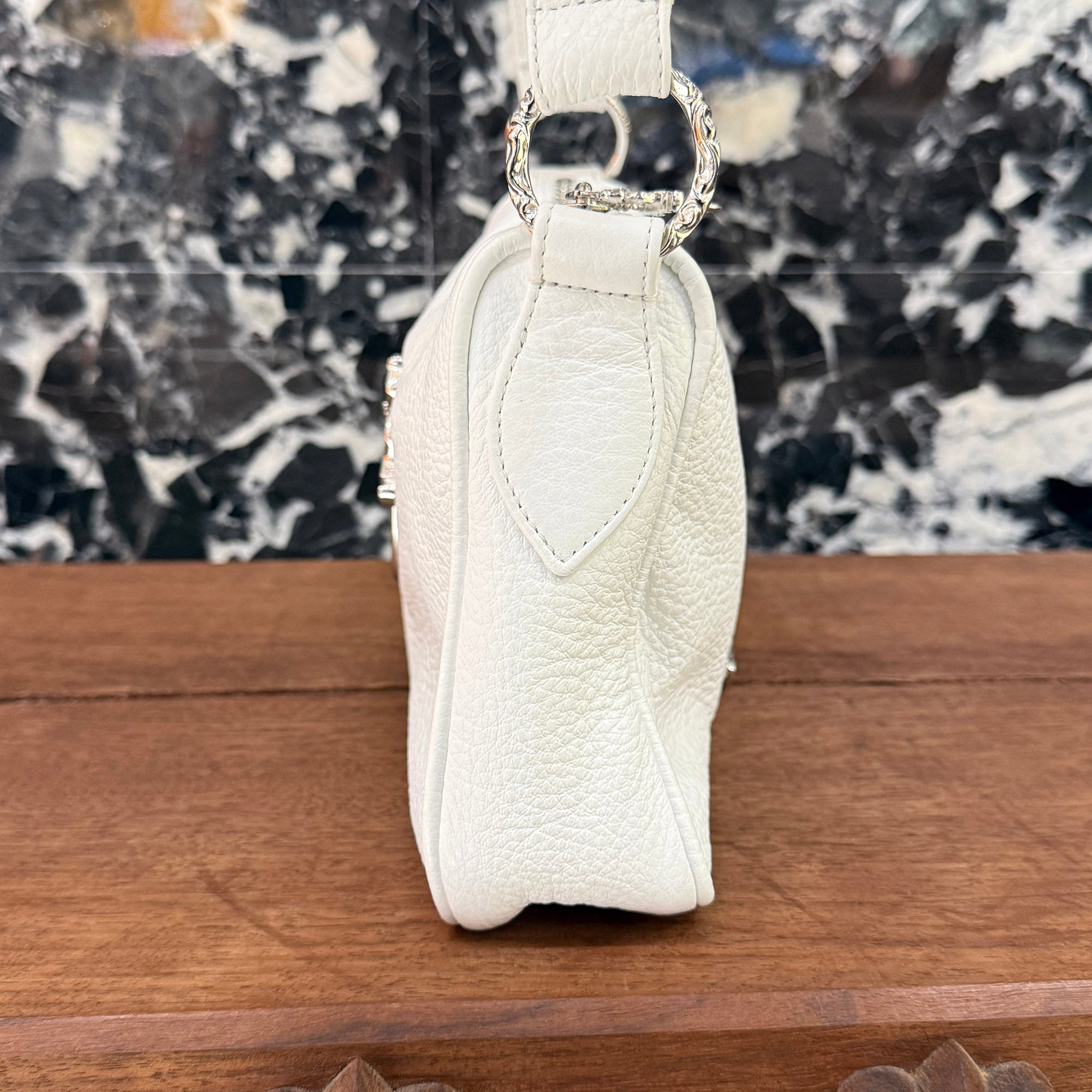CHROME HEARTS CHICKEN NUGGET Leather Shoulder Bag クロムハーツ チキンナゲット レザー ショルダーバッグ