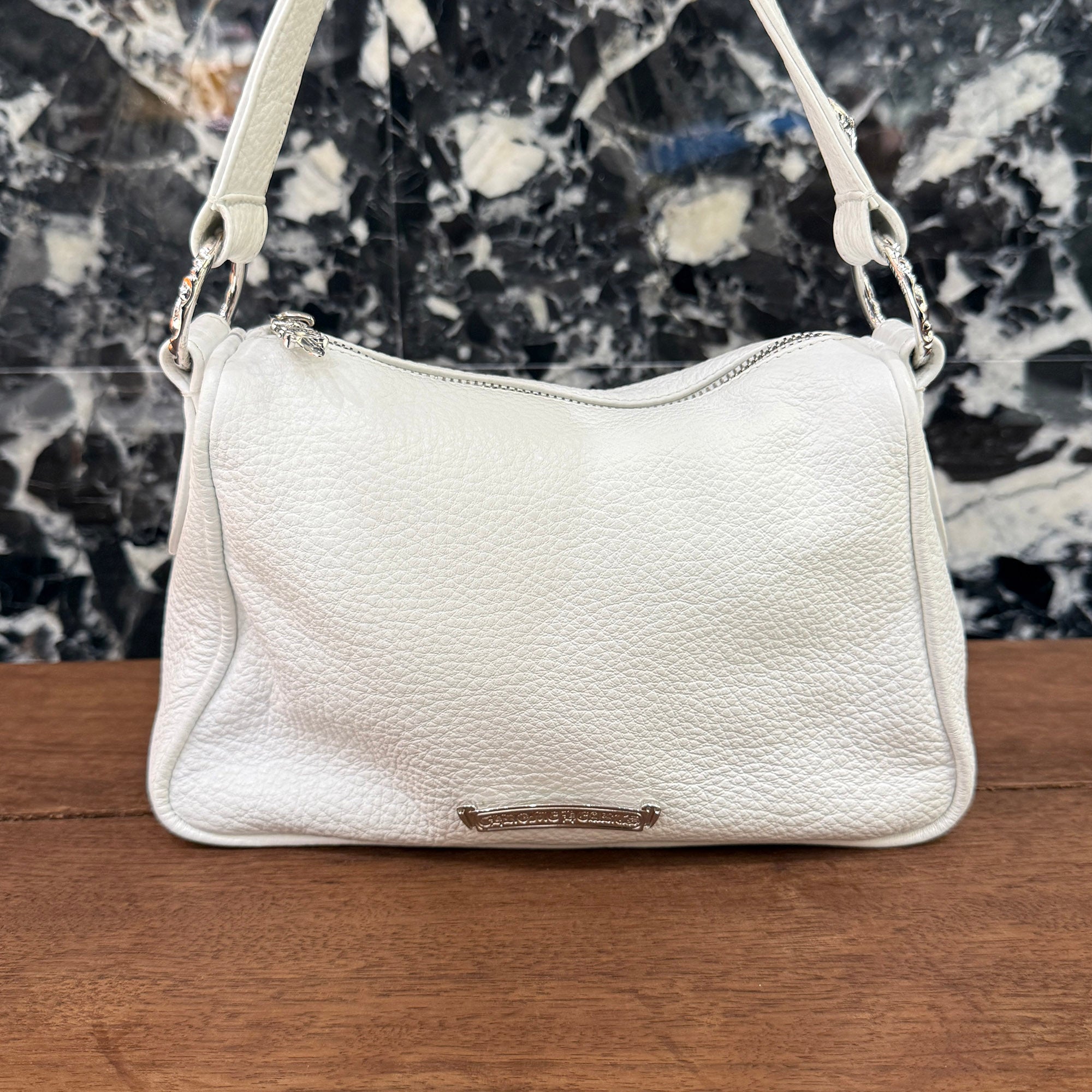 CHROME HEARTS CHICKEN NUGGET Leather Shoulder Bag クロムハーツ チキンナゲット レザー ショルダーバッグ