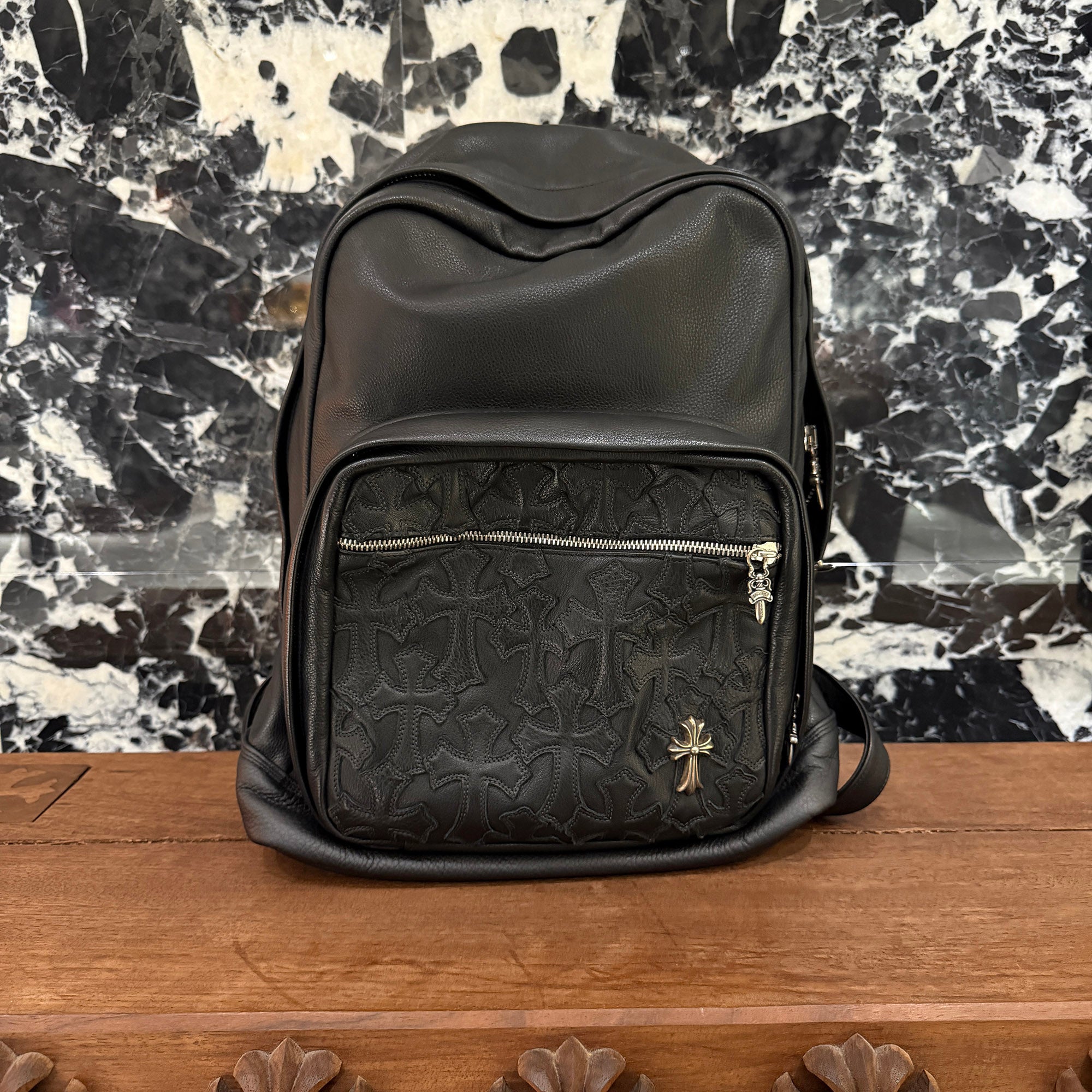 CHROME HEARTS 7th Grade Leather Backpack クロムハーツ セブンスグレード レザー バックパック