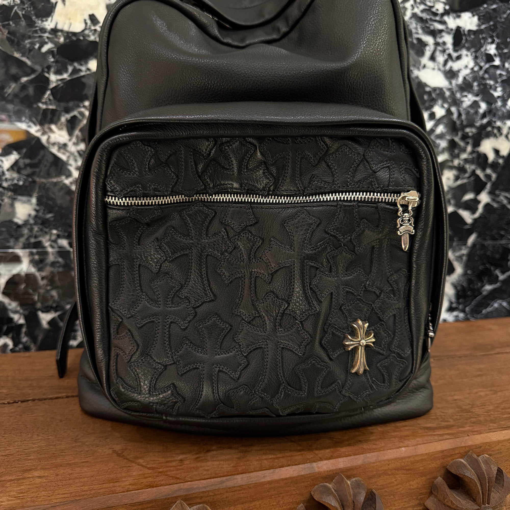 CHROME HEARTS 7th Grade Leather Backpack クロムハーツ セブンスグレード レザー バックパック