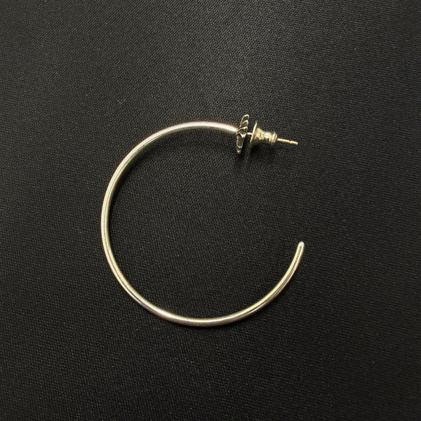 CHROME HEARTS CH Plus Hoop Earring クロムハーツ CHプラス クロス フープ イヤリング ピアス