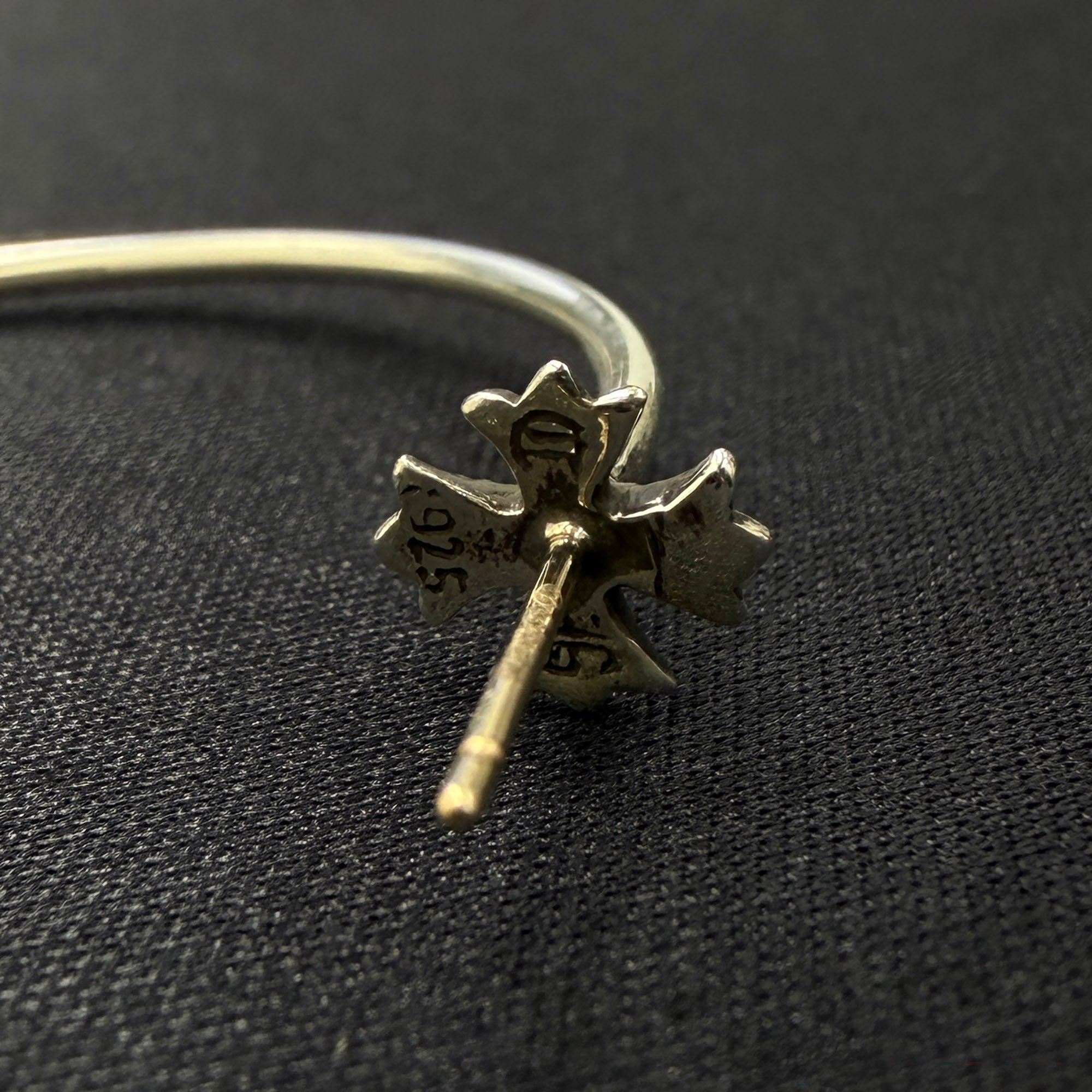 CHROME HEARTS CH Plus Hoop Earring クロムハーツ CHプラス クロス フープ イヤリング ピアス