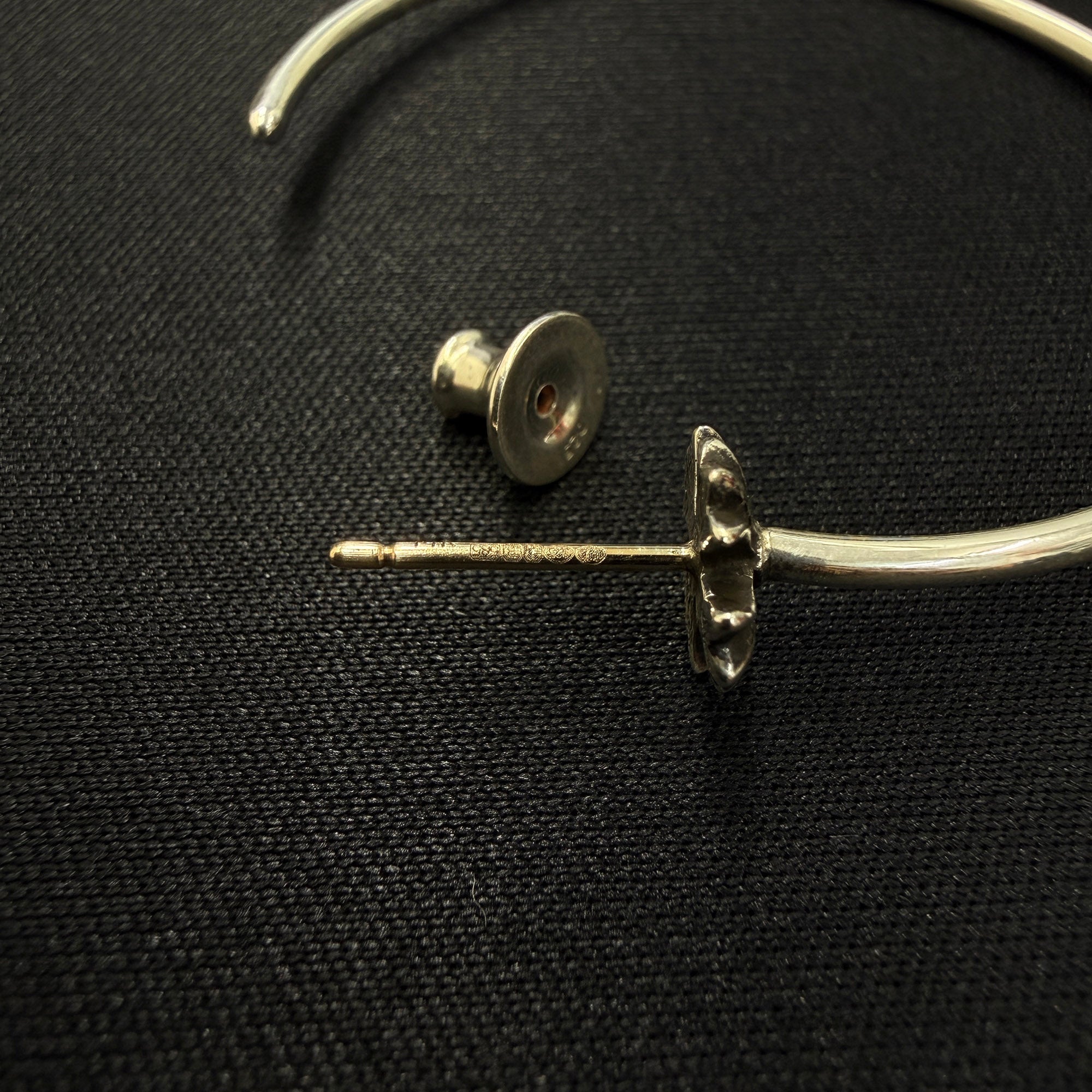 CHROME HEARTS CH Plus Hoop Earring クロムハーツ CHプラス クロス フープ イヤリング ピアス