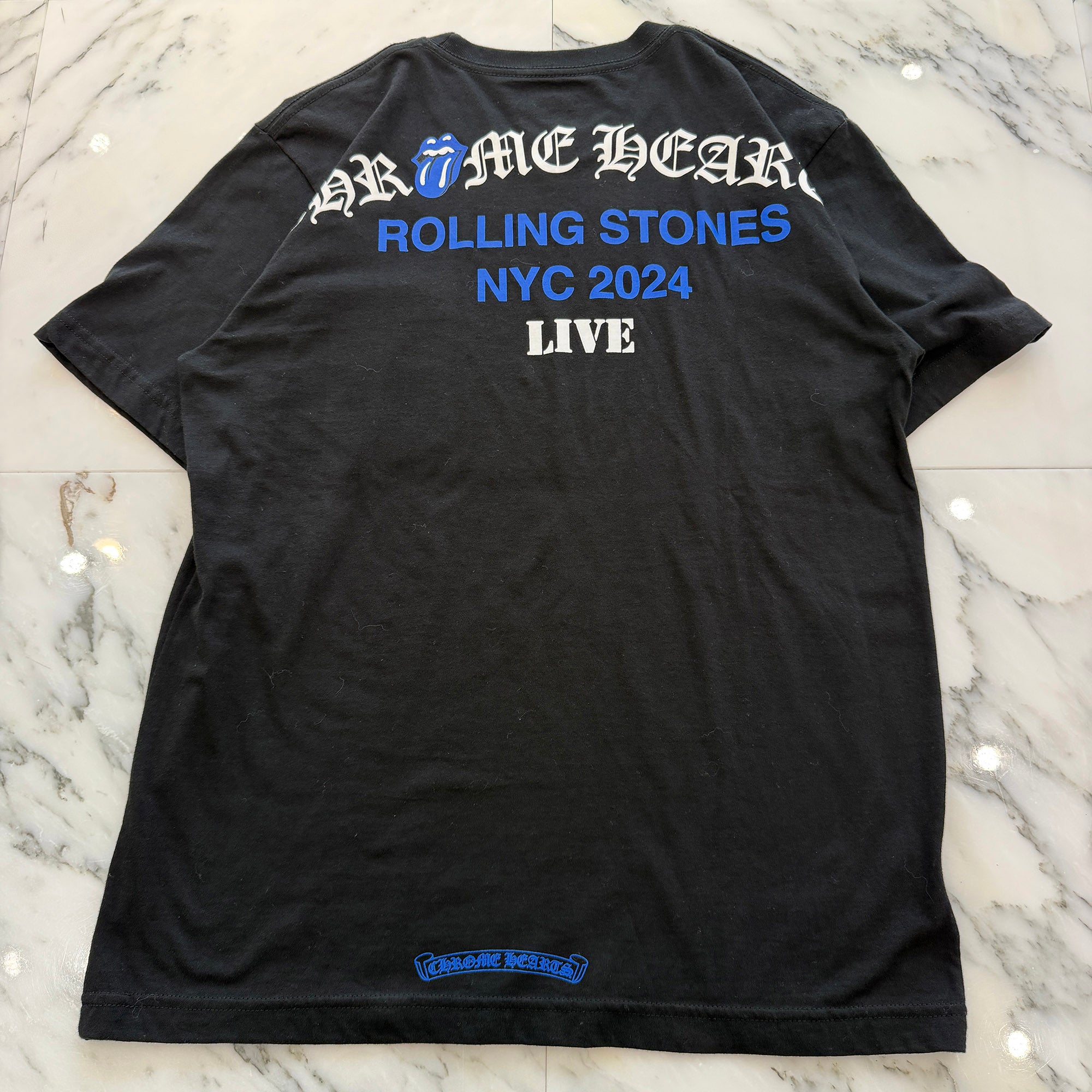 CHROME HEARTS × The Rolling Stones New York Limited Short Sleeve Tee Size M クロムハーツ × ローリングストーンズ ニューヨーク限定 ショートスリーブTシャツ サイズM