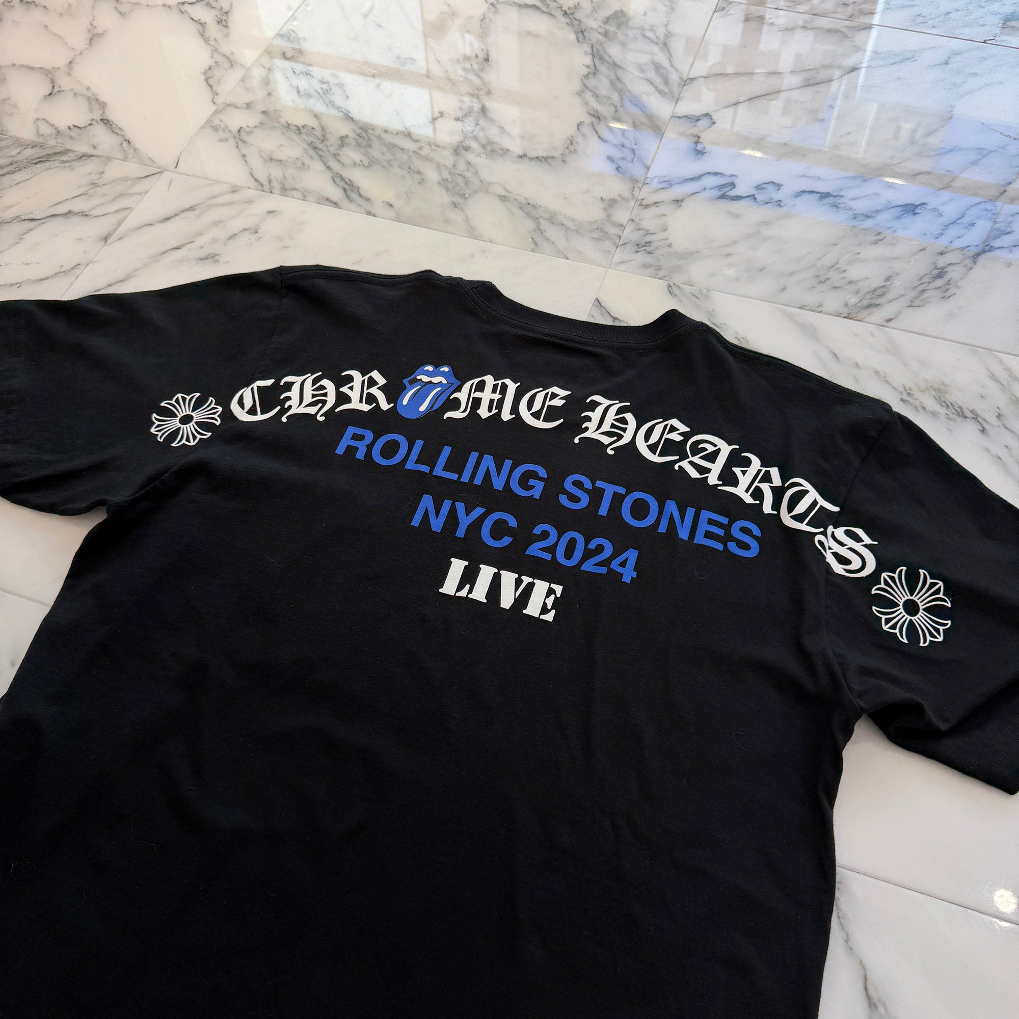 CHROME HEARTS × The Rolling Stones New York Limited Short Sleeve Tee Size M クロムハーツ × ローリングストーンズ ニューヨーク限定 ショートスリーブTシャツ サイズM
