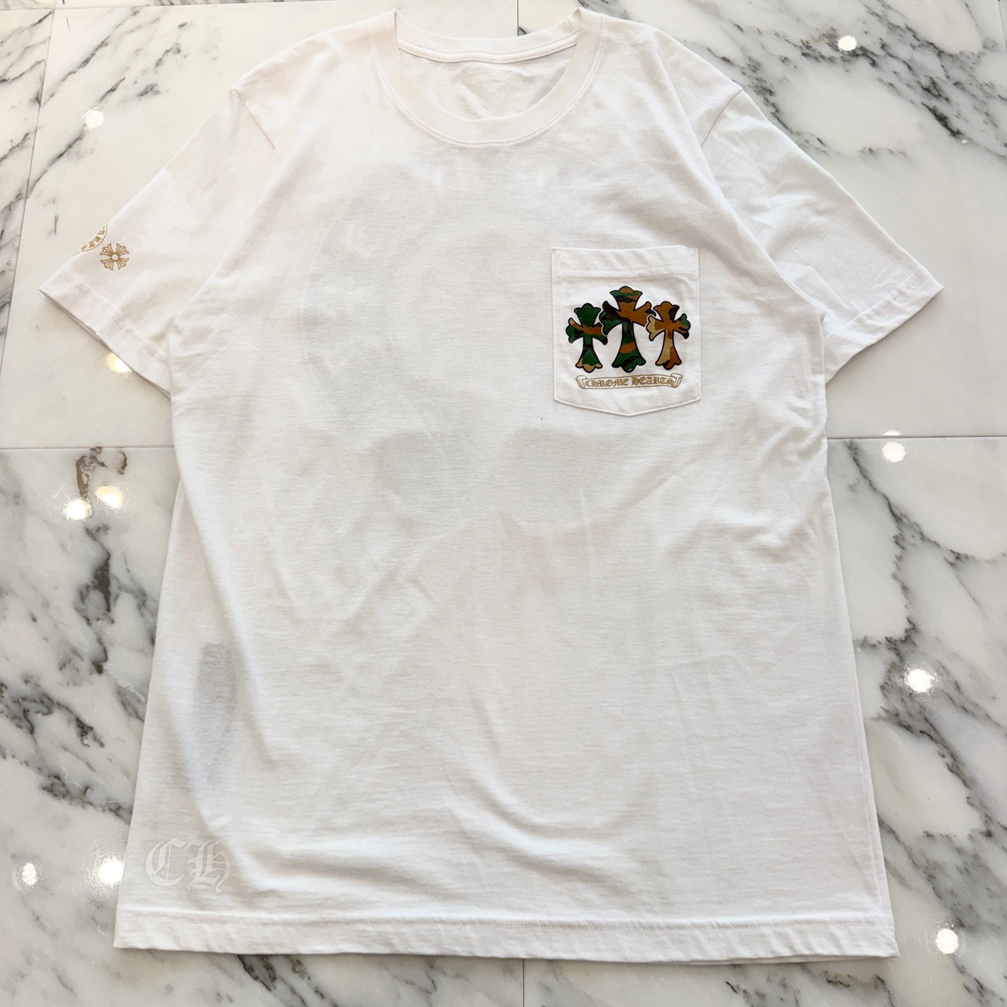 CHROME HEARTS Camo Horseshoe Tee Size M クロムハーツ カモ ホースシュー ティーシャツ サイズM