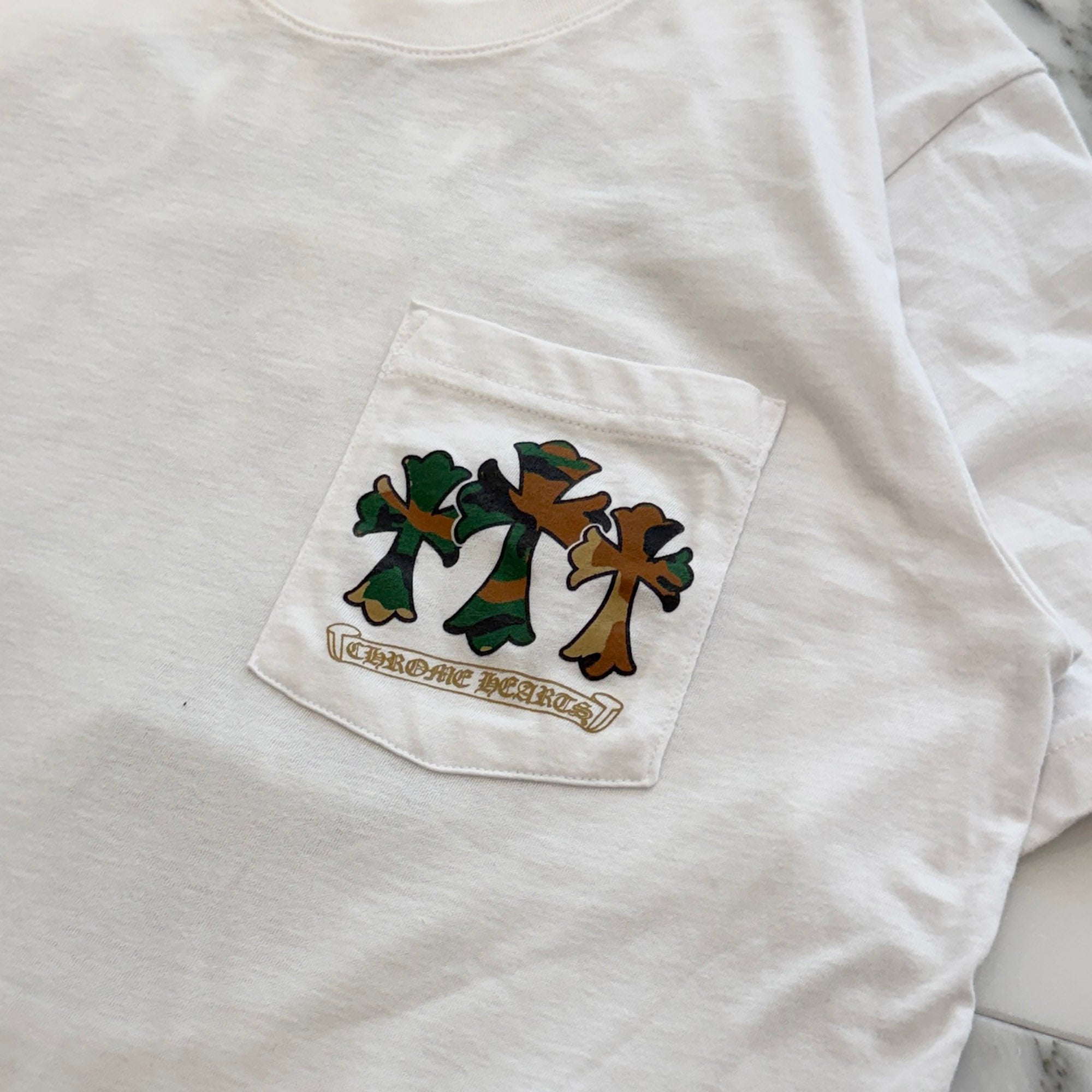 CHROME HEARTS Camo Horseshoe Tee Size M クロムハーツ カモ ホースシュー ティーシャツ サイズM