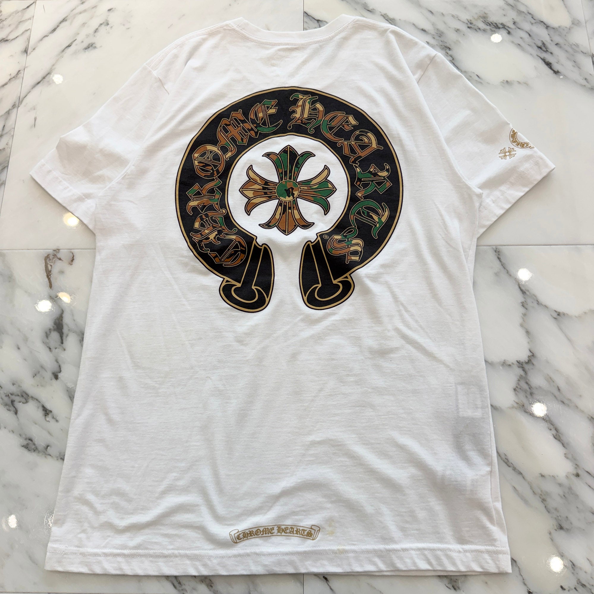 CHROME HEARTS Camo Horseshoe Tee Size M クロムハーツ カモ ホースシュー ティーシャツ サイズM