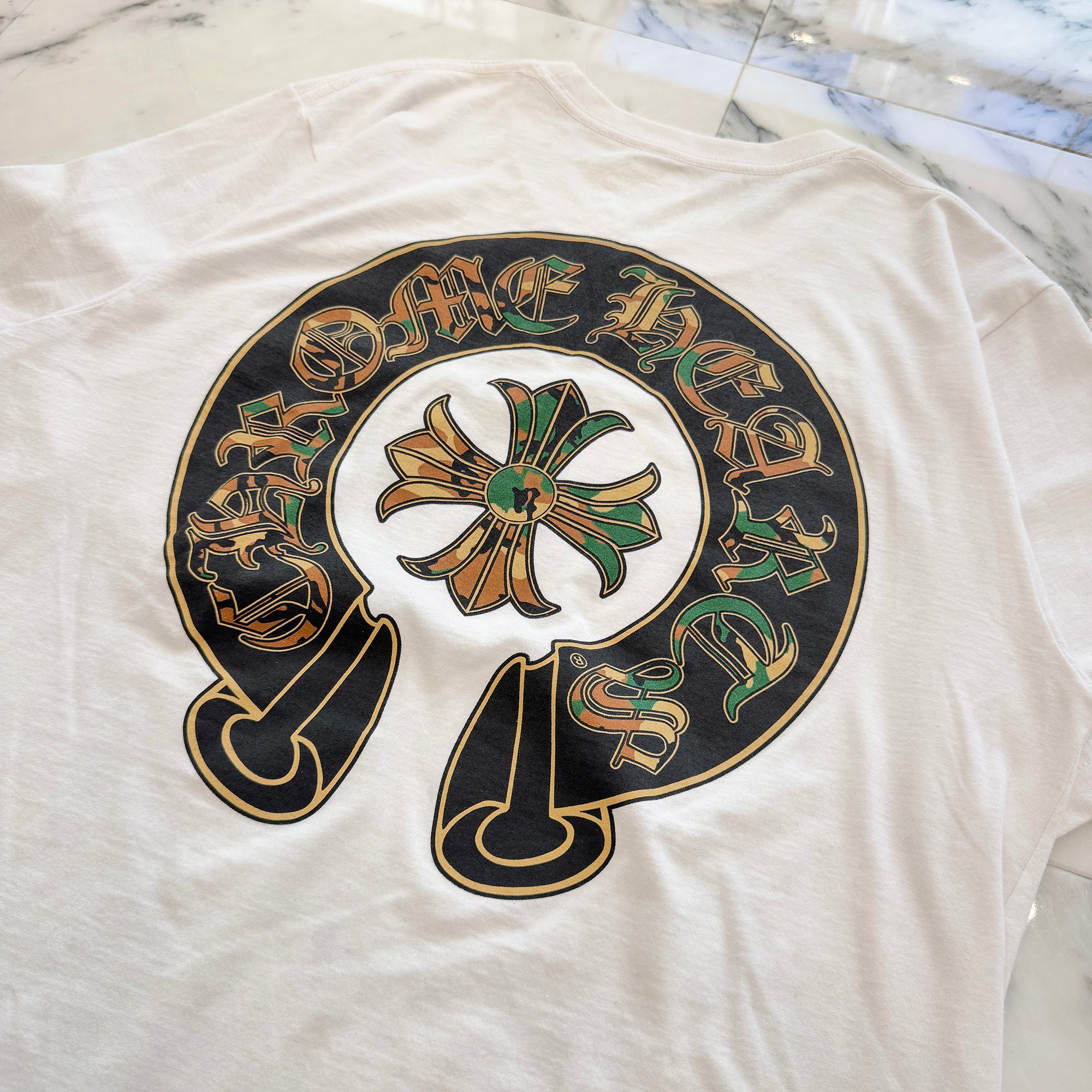 CHROME HEARTS Camo Horseshoe Tee Size M クロムハーツ カモ ホースシュー ティーシャツ サイズM