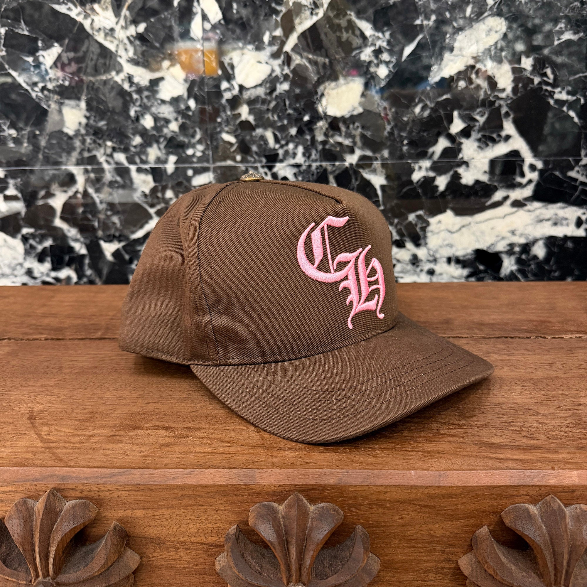 Chrome Hearts CHロゴ 刺繍 キャップ ブラウン CHROME HEARTS CH Logo Embroidery Trucker Cap Size ONE SIZE (53-60