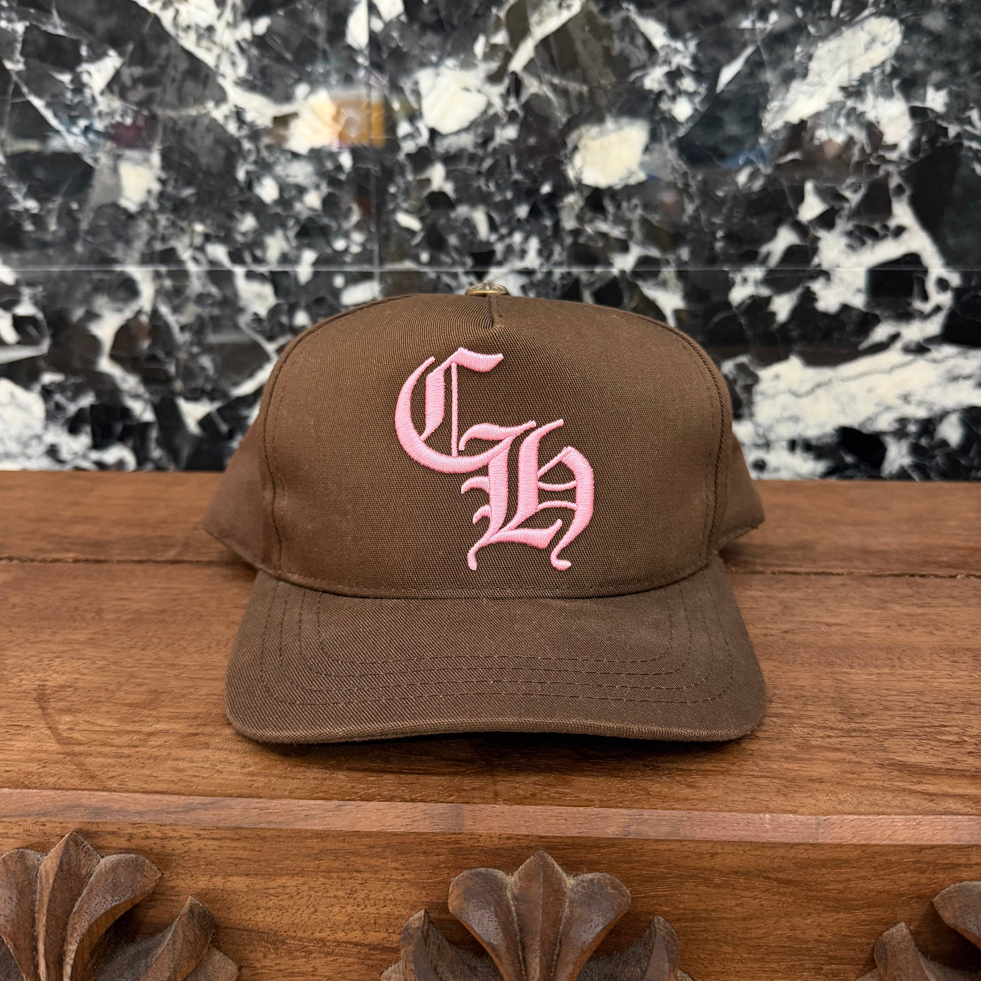 CHROME HEARTS CH Logo Embroidery Trucker Cap Size ONE SIZE (53-60
